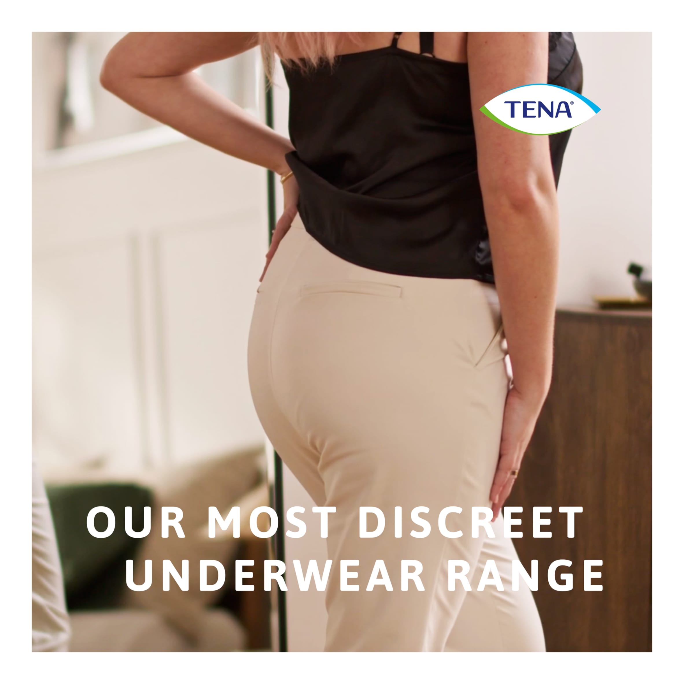 TENA Silhouette Incontinence Pants Black Medium 9 Pack thumbnail 4