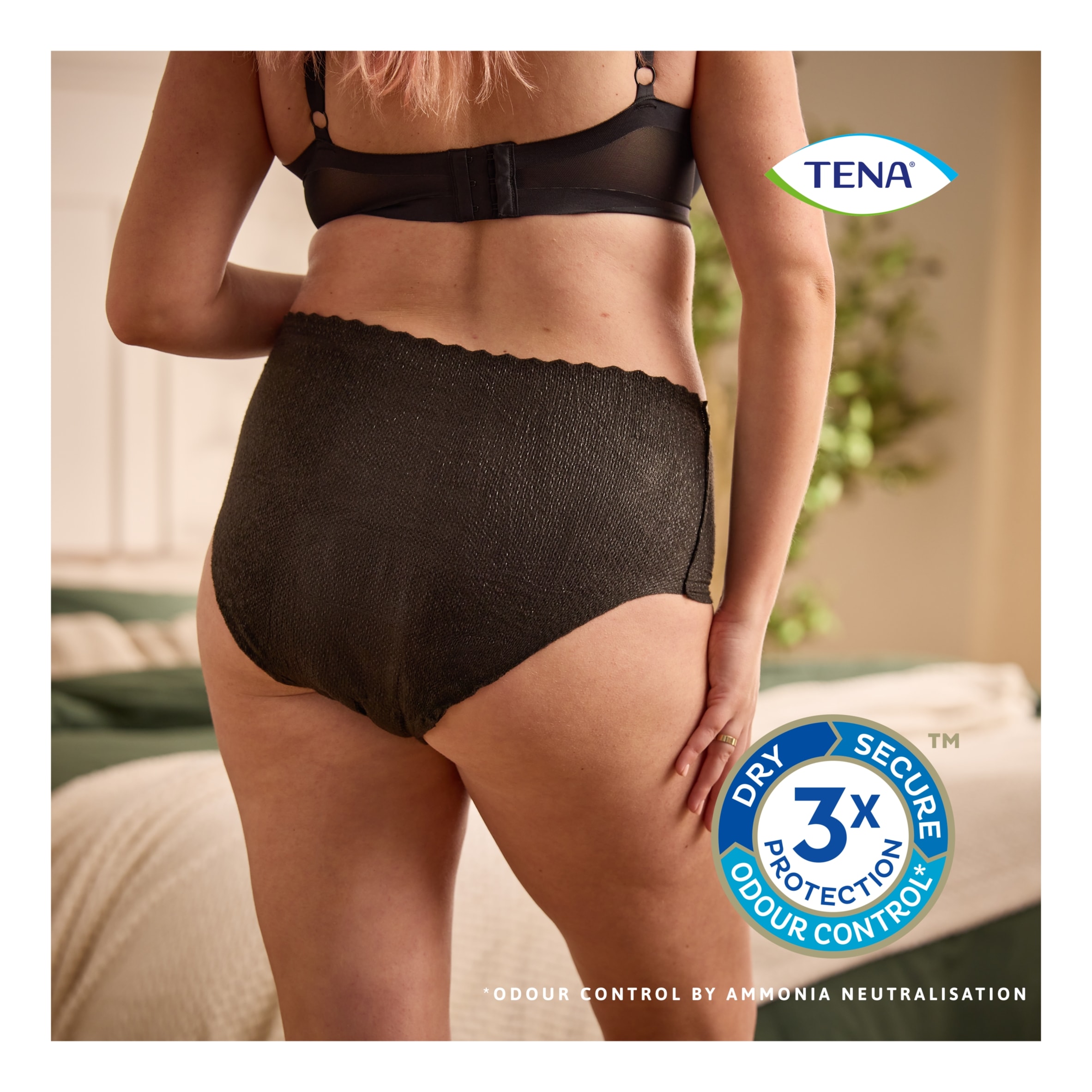 TENA Silhouette Incontinence Pants Black Medium 9 Pack thumbnail 5