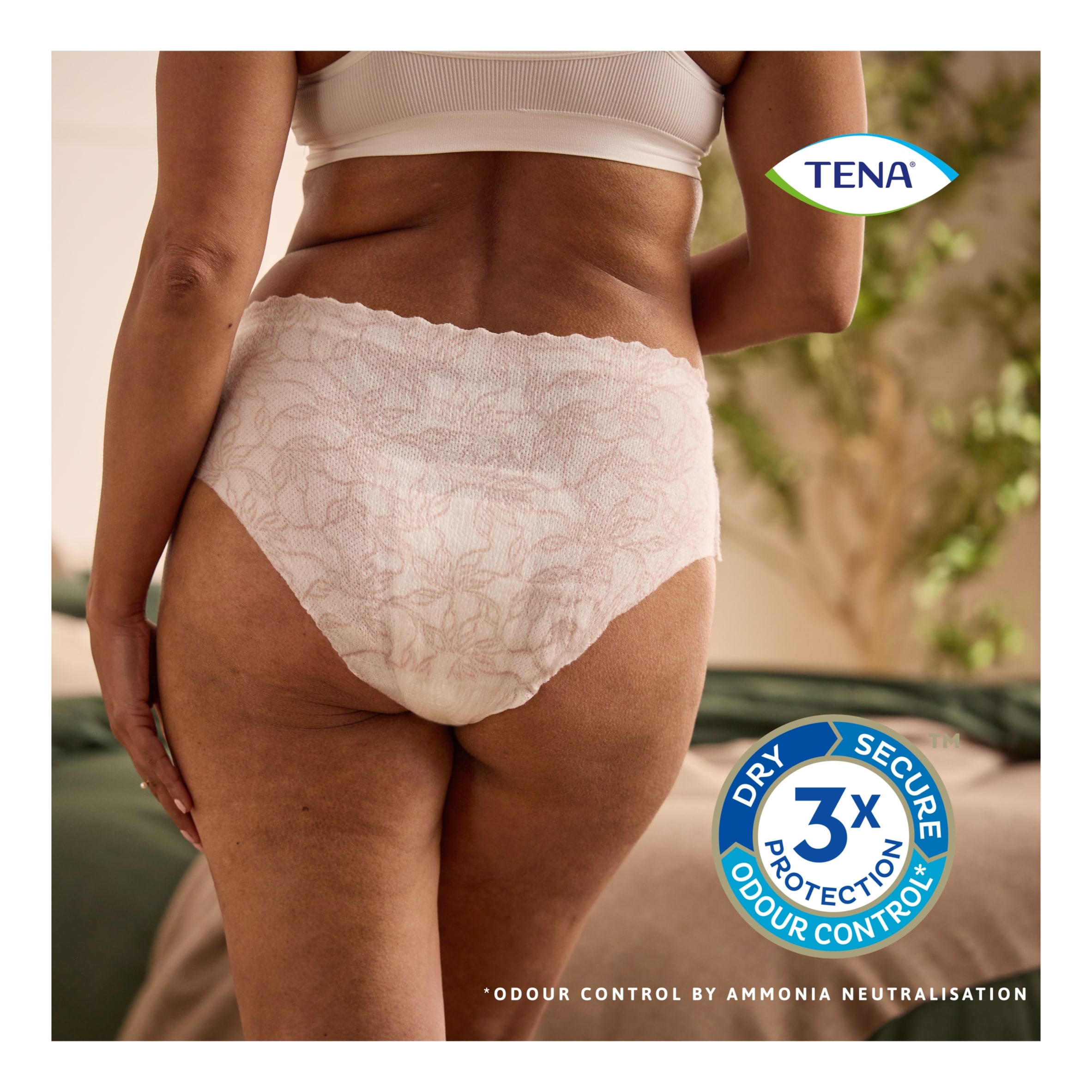 TENA Silhouette Incontinence Pants White Large 10 Pack thumbnail 5