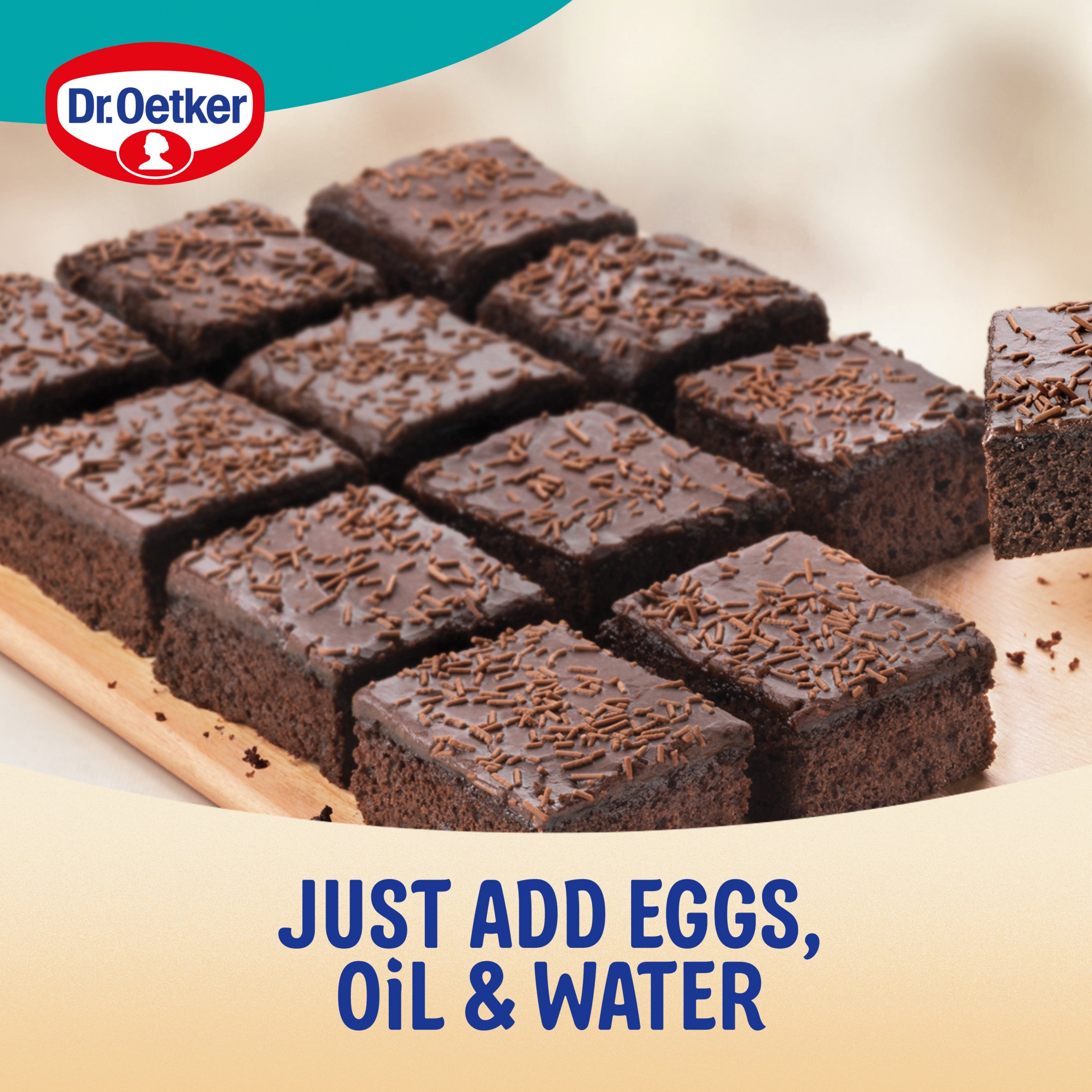 Dr. Oetker Old School Cake Mix - Chocolate 436g thumbnail 2