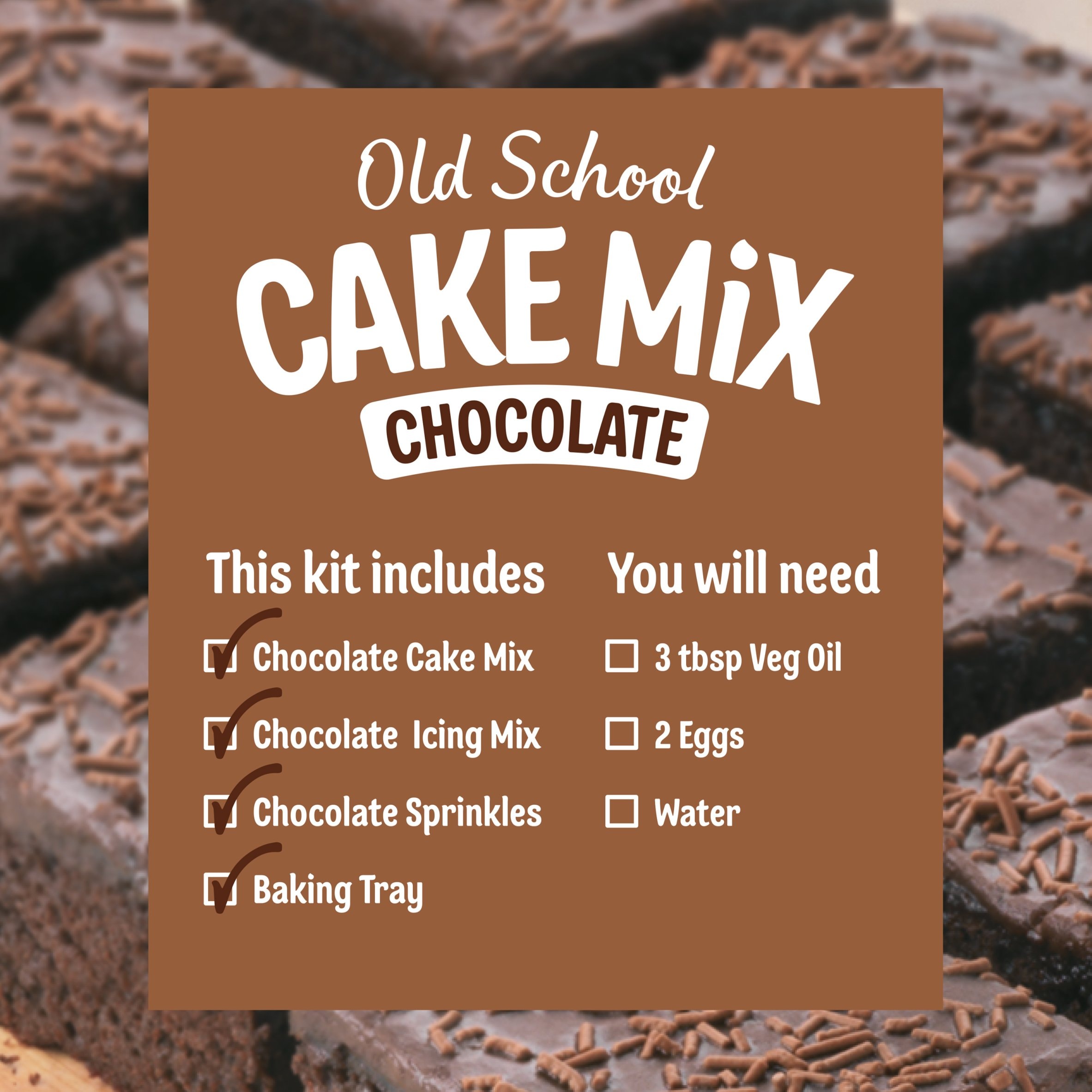 Dr. Oetker Old School Cake Mix - Chocolate 436g thumbnail 4