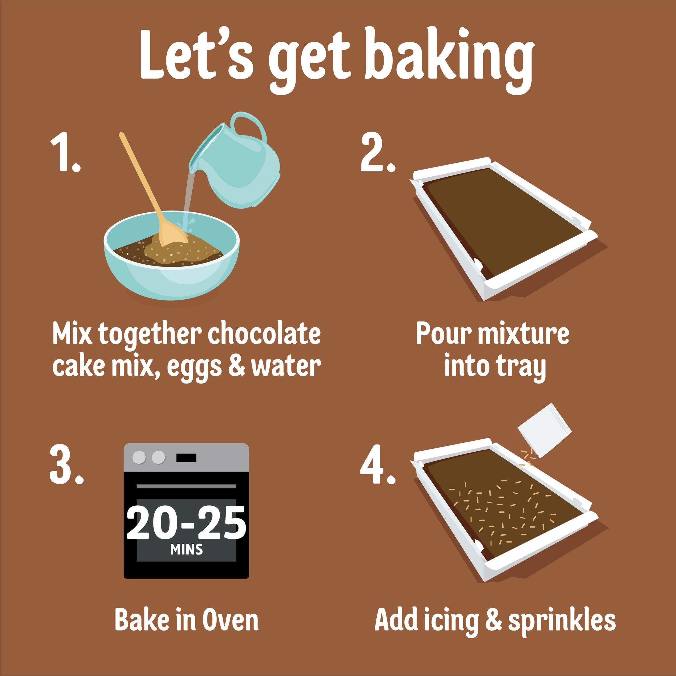 Dr. Oetker Old School Cake Mix - Chocolate 436g thumbnail 5