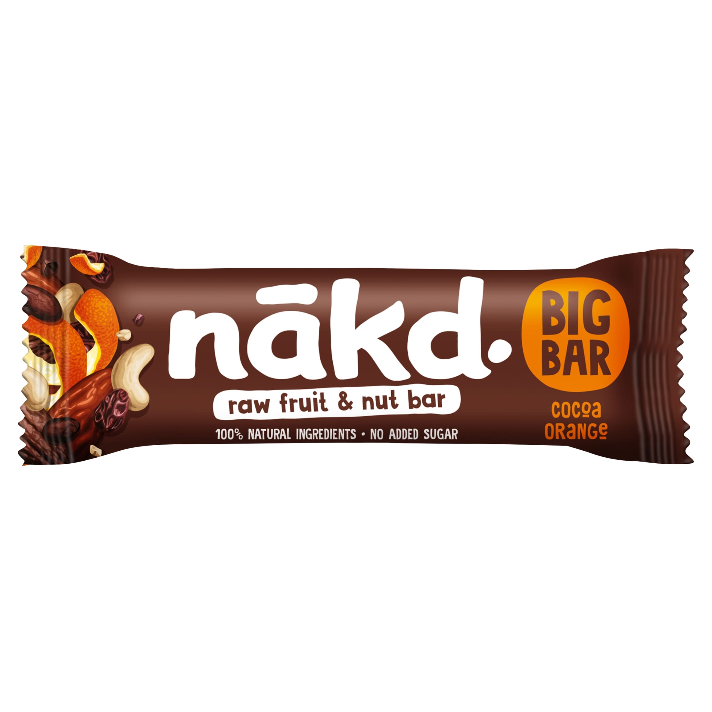 Nakd Big Bar Raw Fruit & Nut Bar - Cocoa Orange 45g