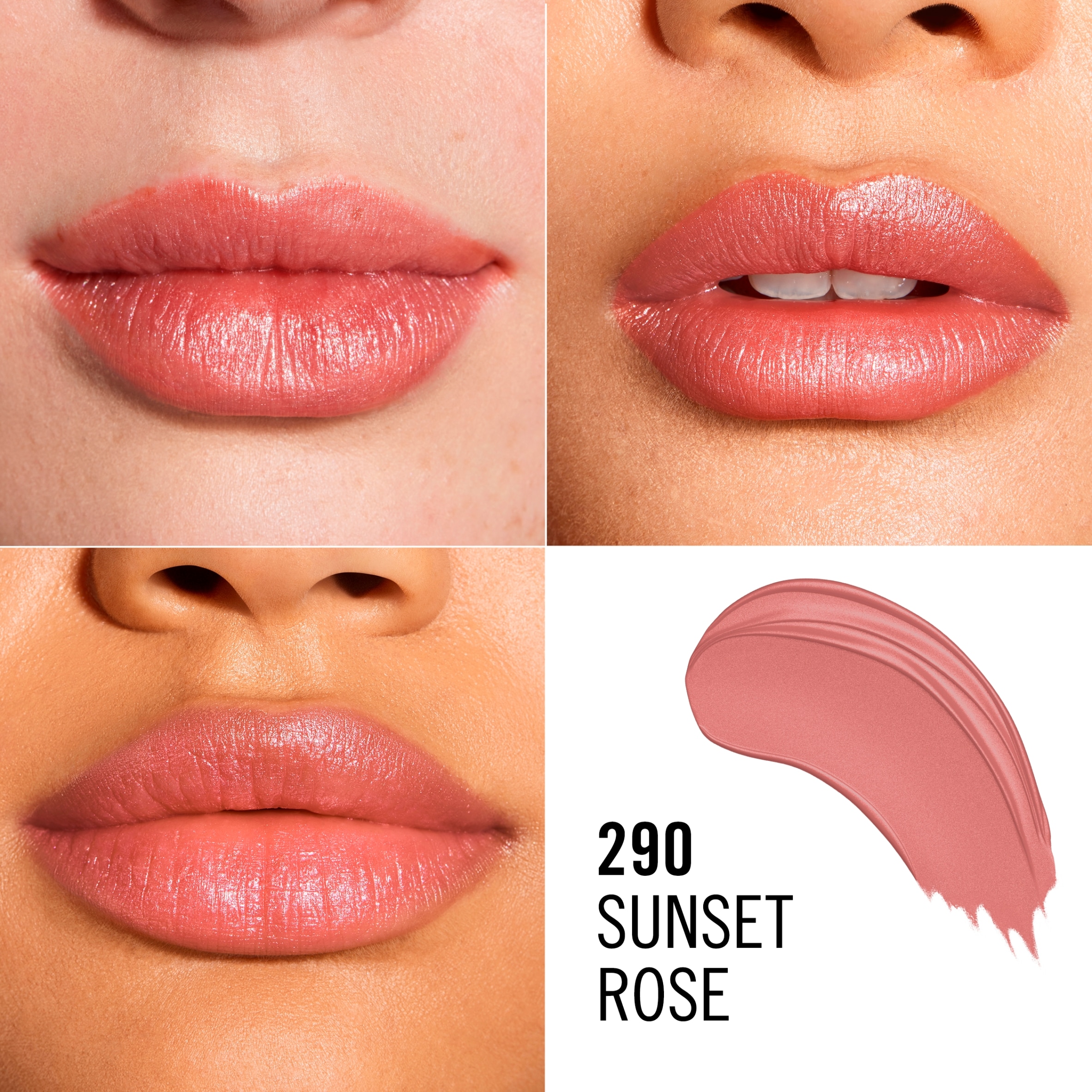 Rimmel Lasting Finish Lipstick 290 Sunset Rose 4g thumbnail 3