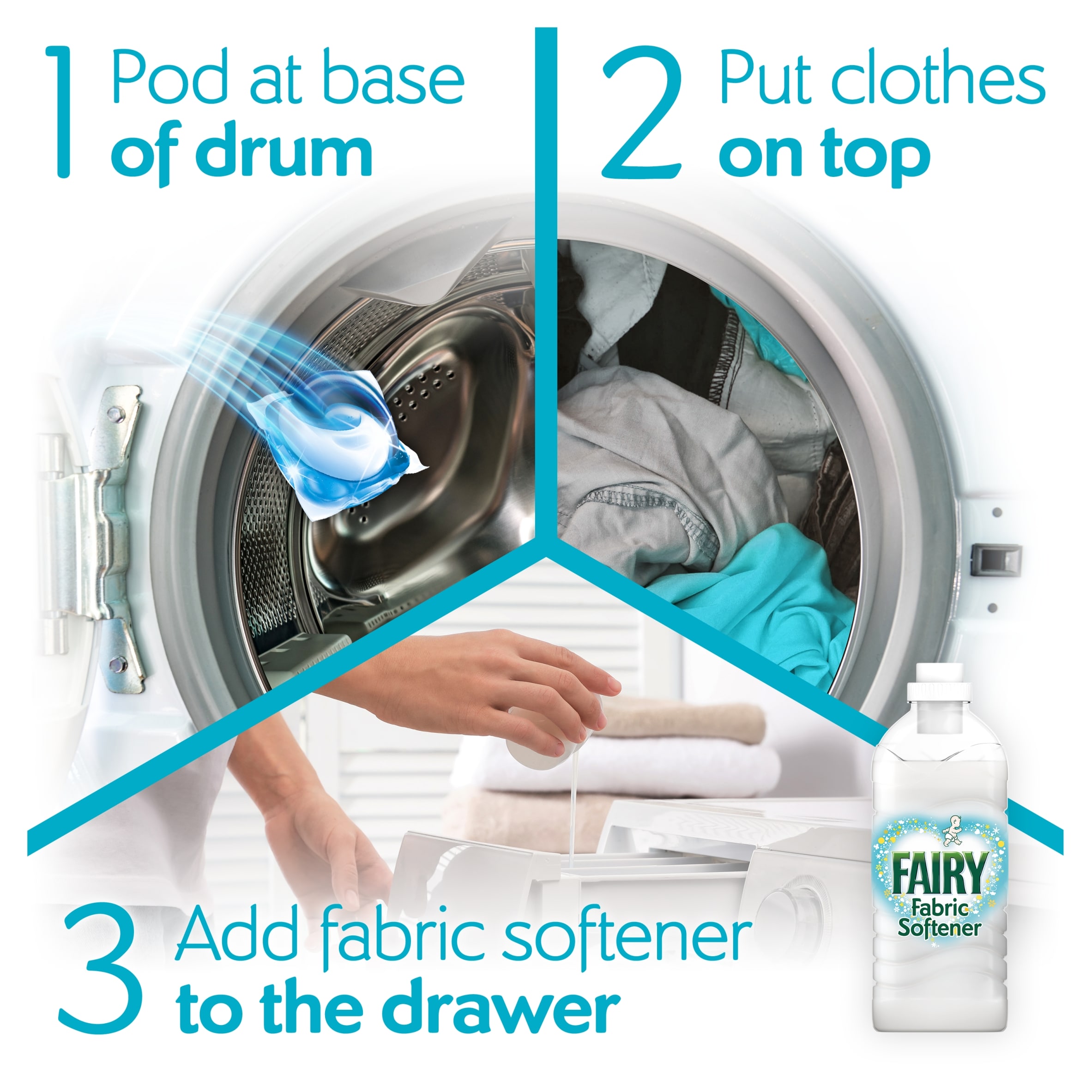 Fairy Original Fabric Softener 118 Washes 3.894L thumbnail 4