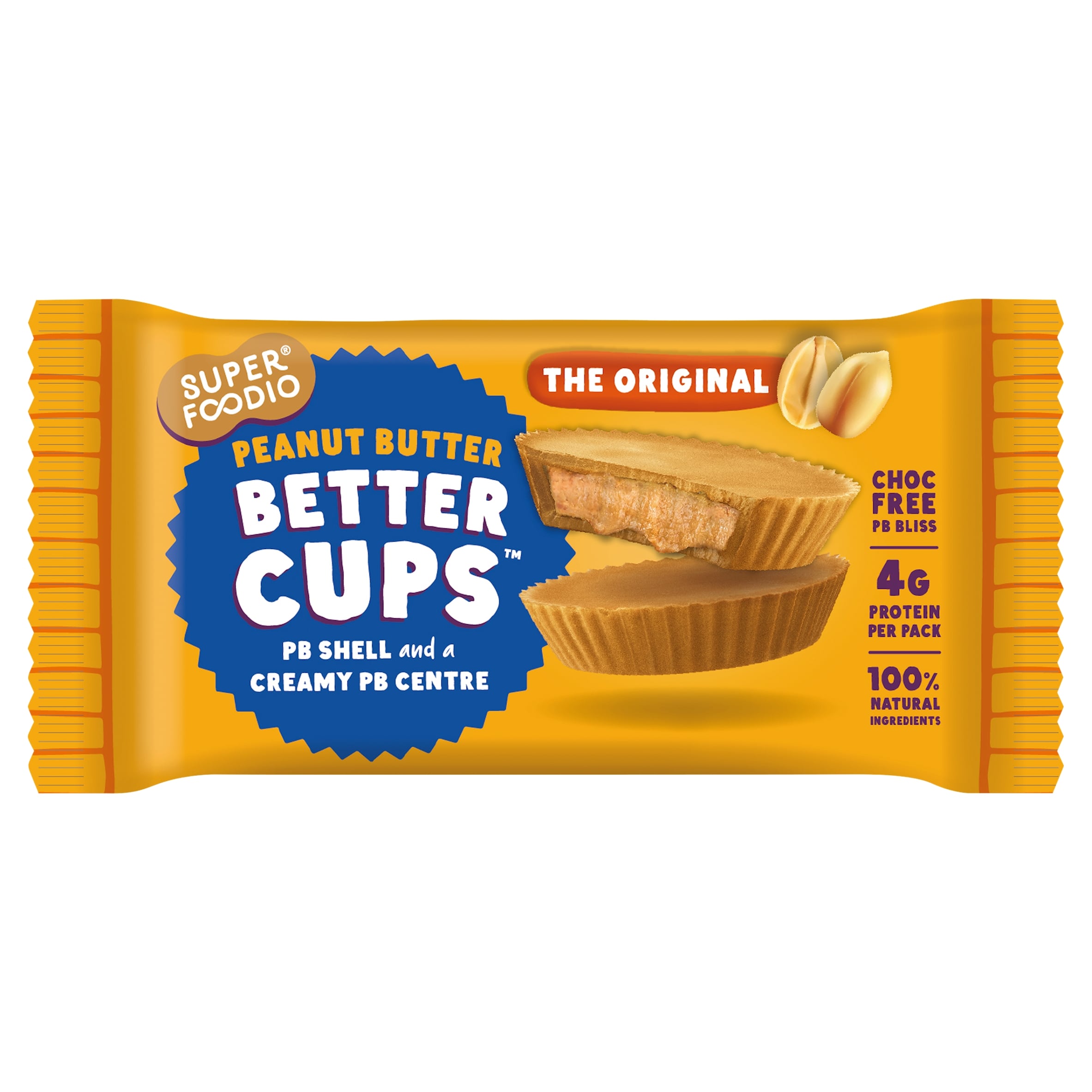 Superfoodio The Original Peanut Butter Better Cups 2 Pack 30g