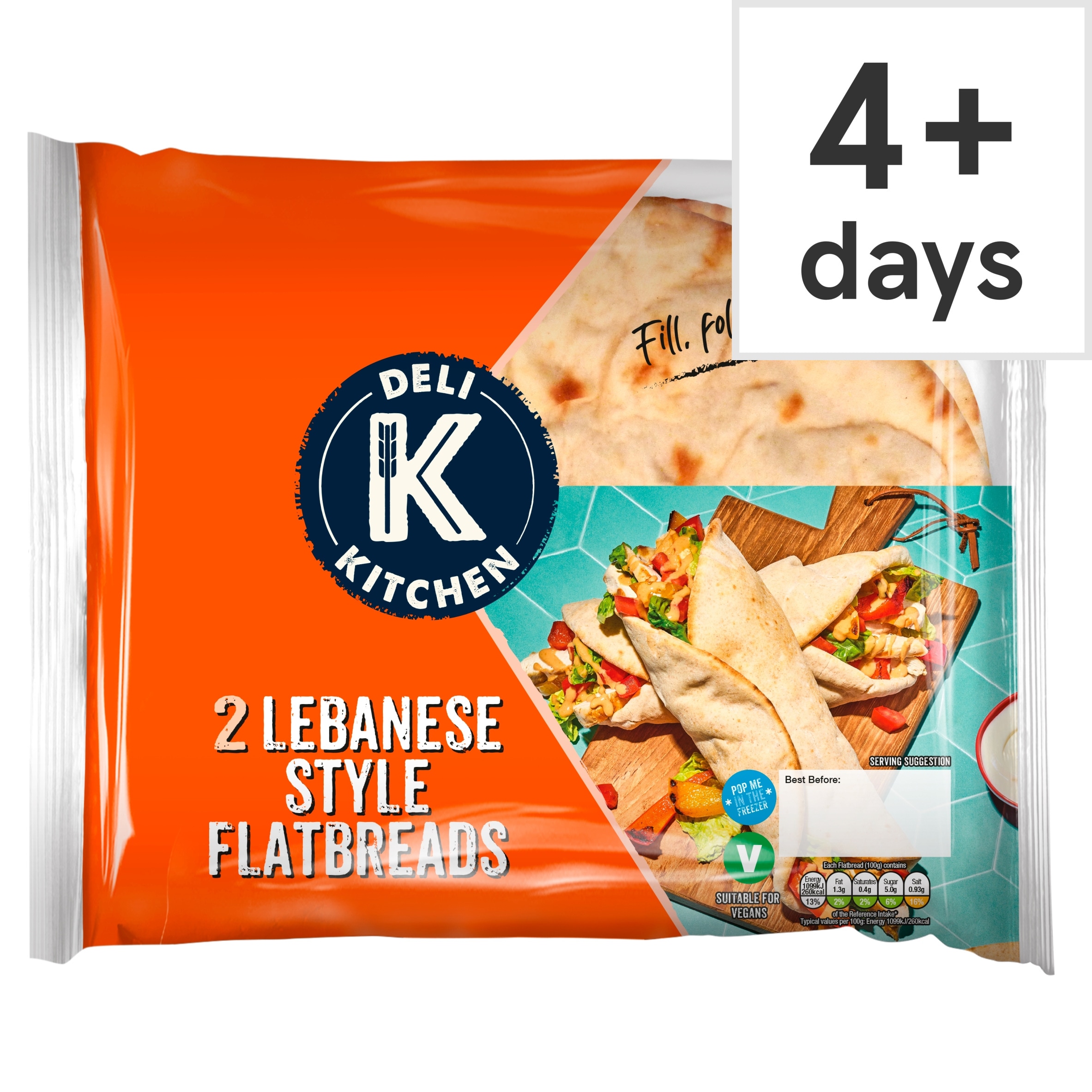 Deli Kitchen Lebanese Style Flatbread