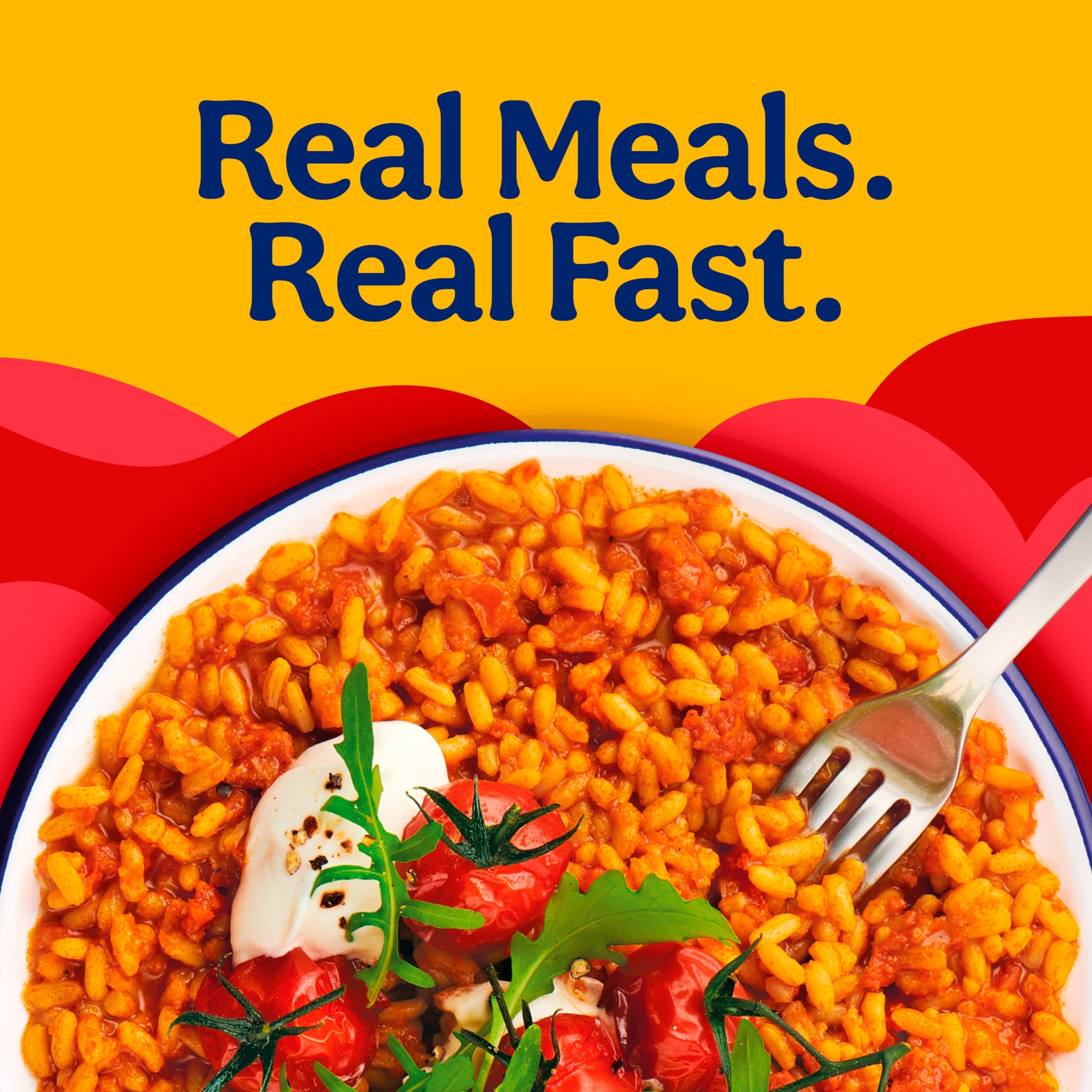 Bens Original Favourites Risotto Tomato and Italian Style Herbs Microwave Rice Instant Meal 250g thumbnail 2