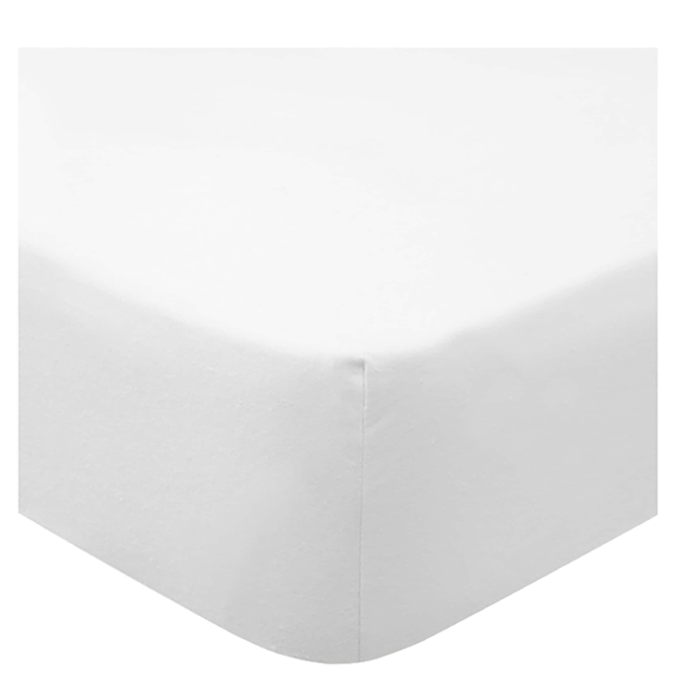 F&F Home Bedding 100% Cotton Flat Sheet White Single