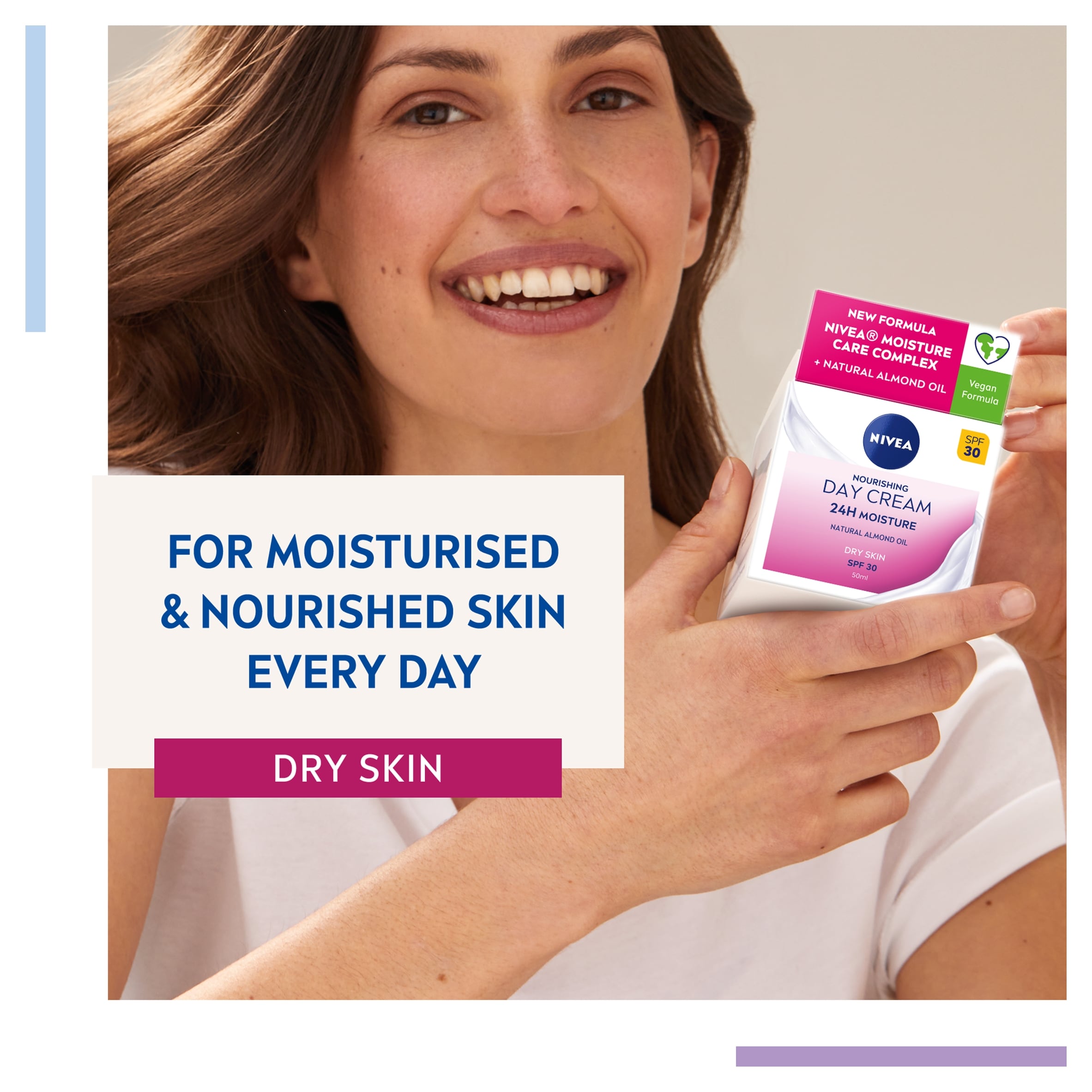 NIVEA Nourishing Day Cream Moisturiser SPF30 50ml thumbnail 2