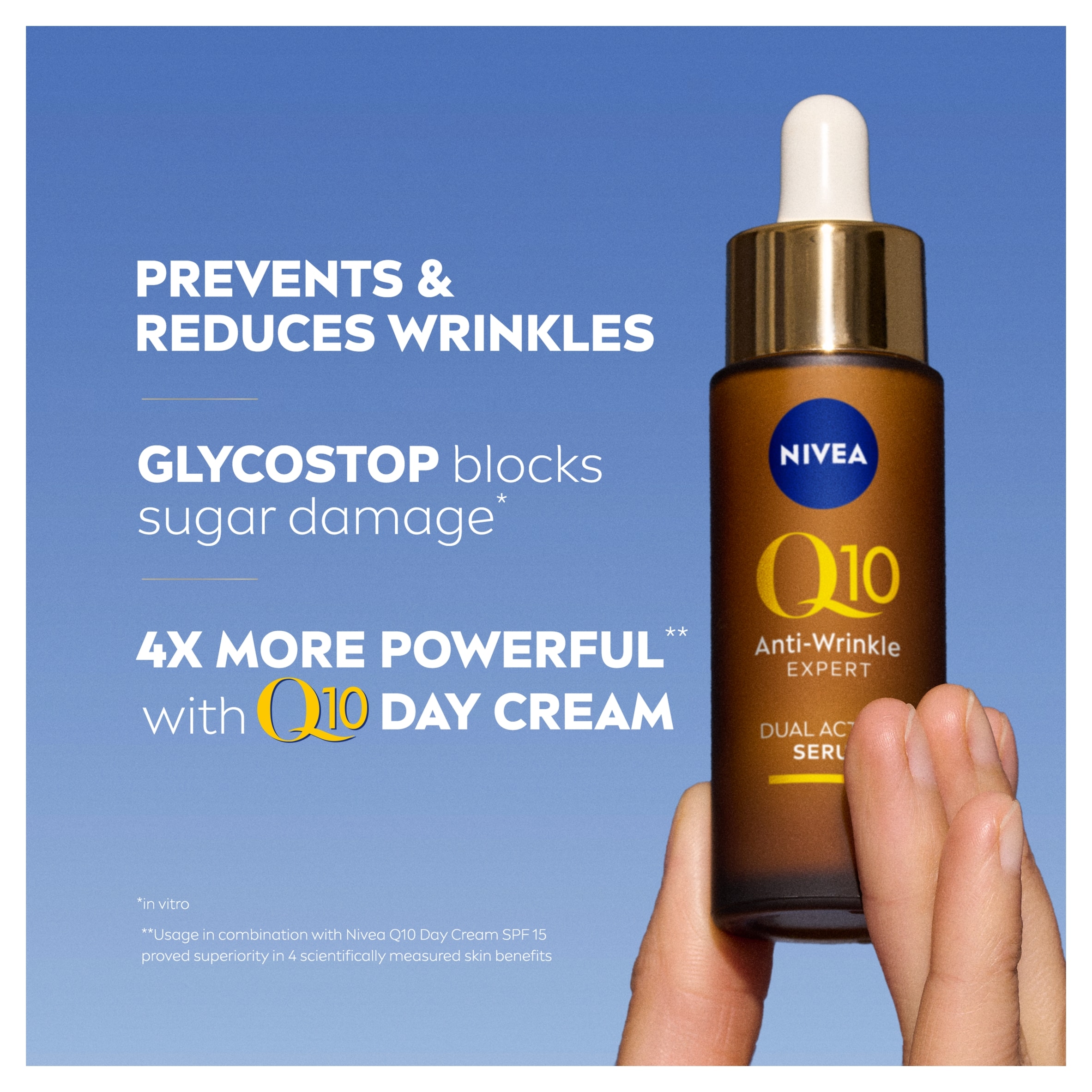 NIVEA Q10 Anti Wrinkle Expert Dual Action Serum 30ml thumbnail 3