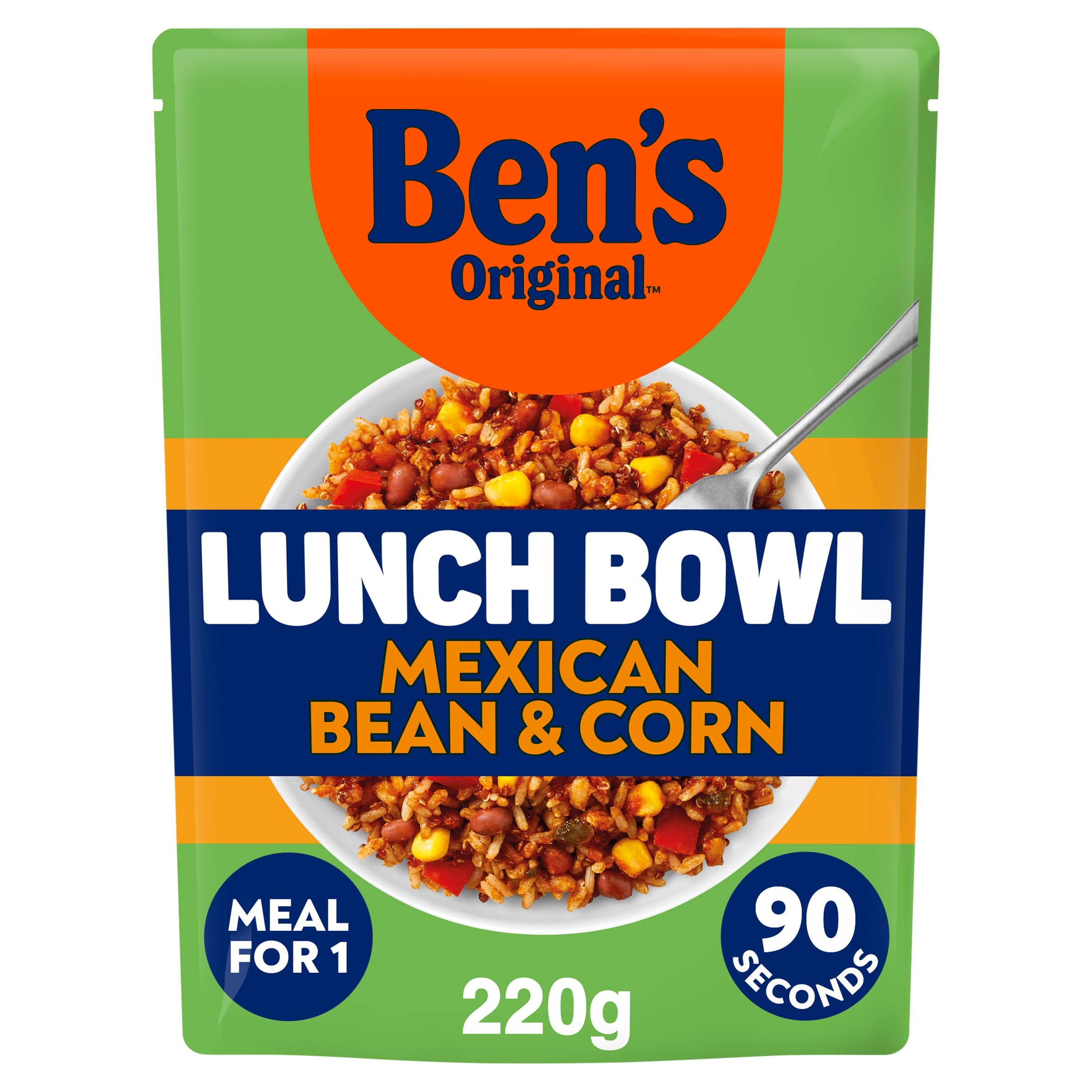 Ben's Original Lunch Bowl Ready Meal Mexican Style Beans & Corn