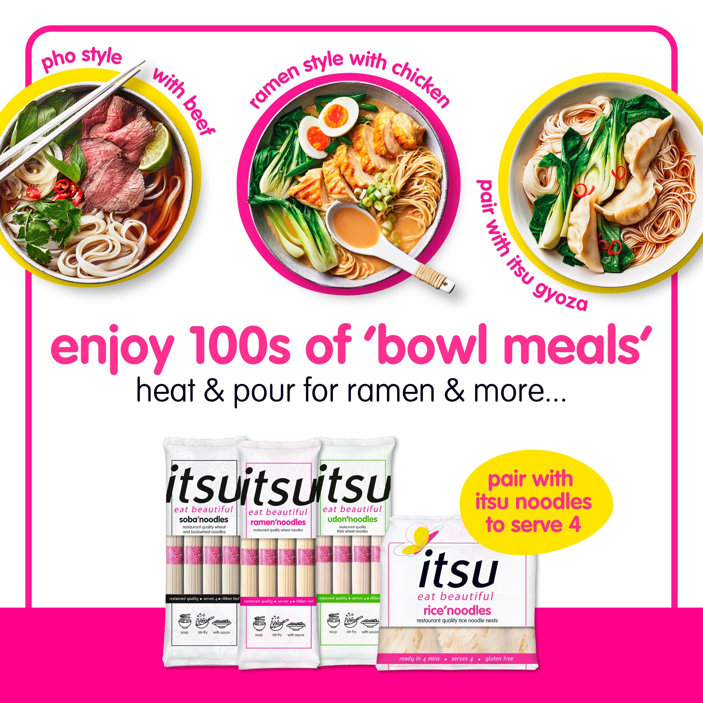 Itsu Broth For Noodles - Beef Pho 1L thumbnail 3