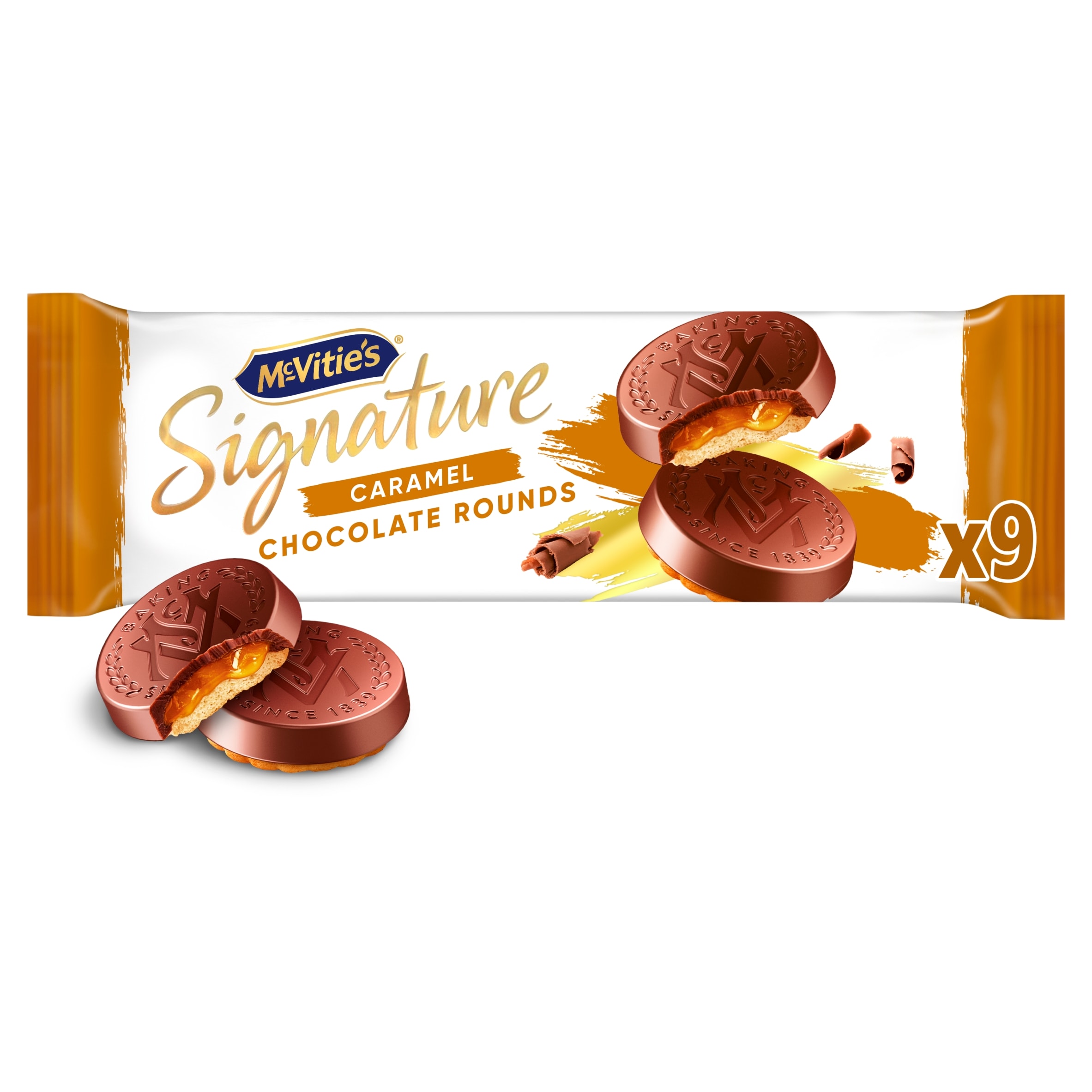 McVitie's Signature Caramel Chocolate Rounds Biscuits