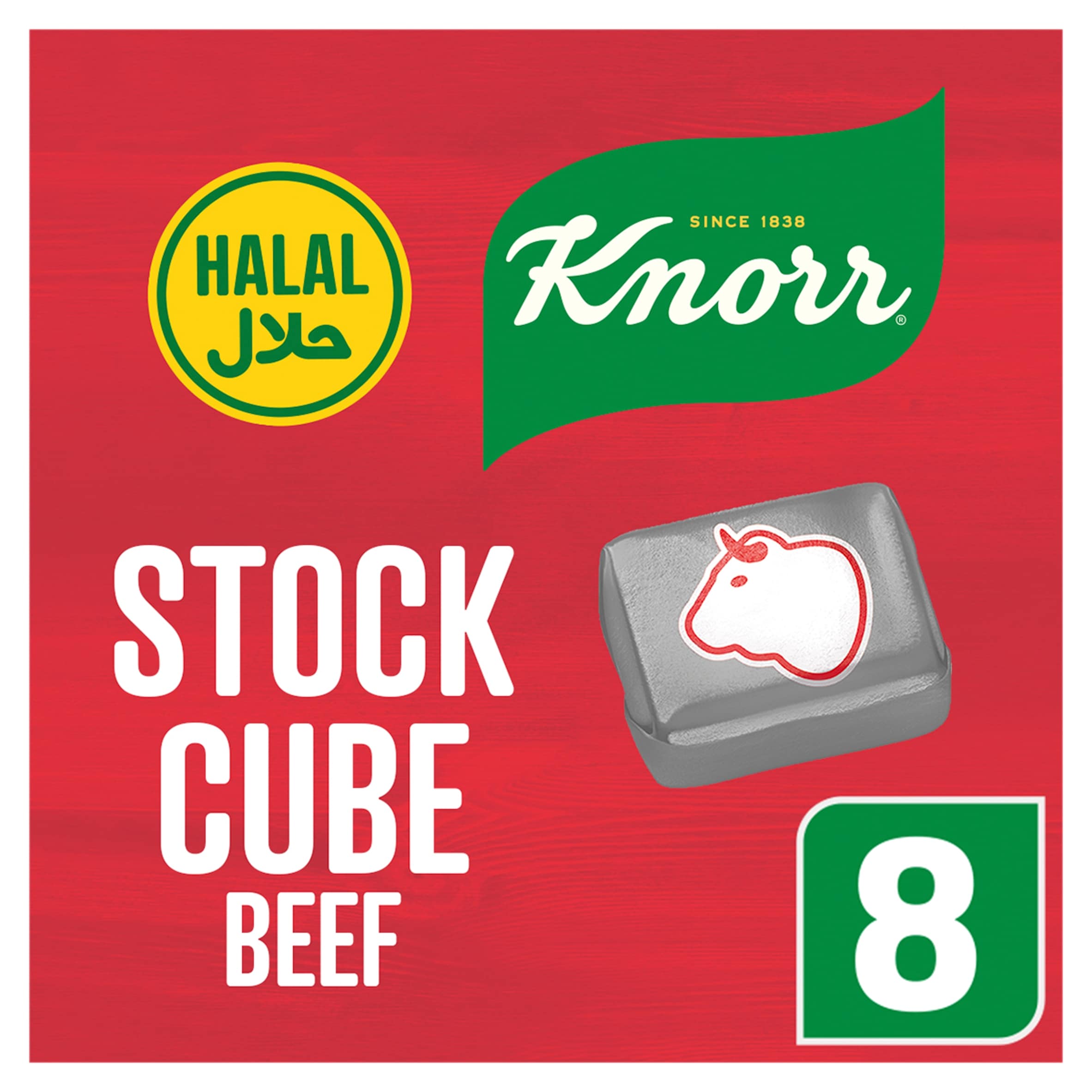 Knorr Bouillon Cubes Beef Flavour 8x9g