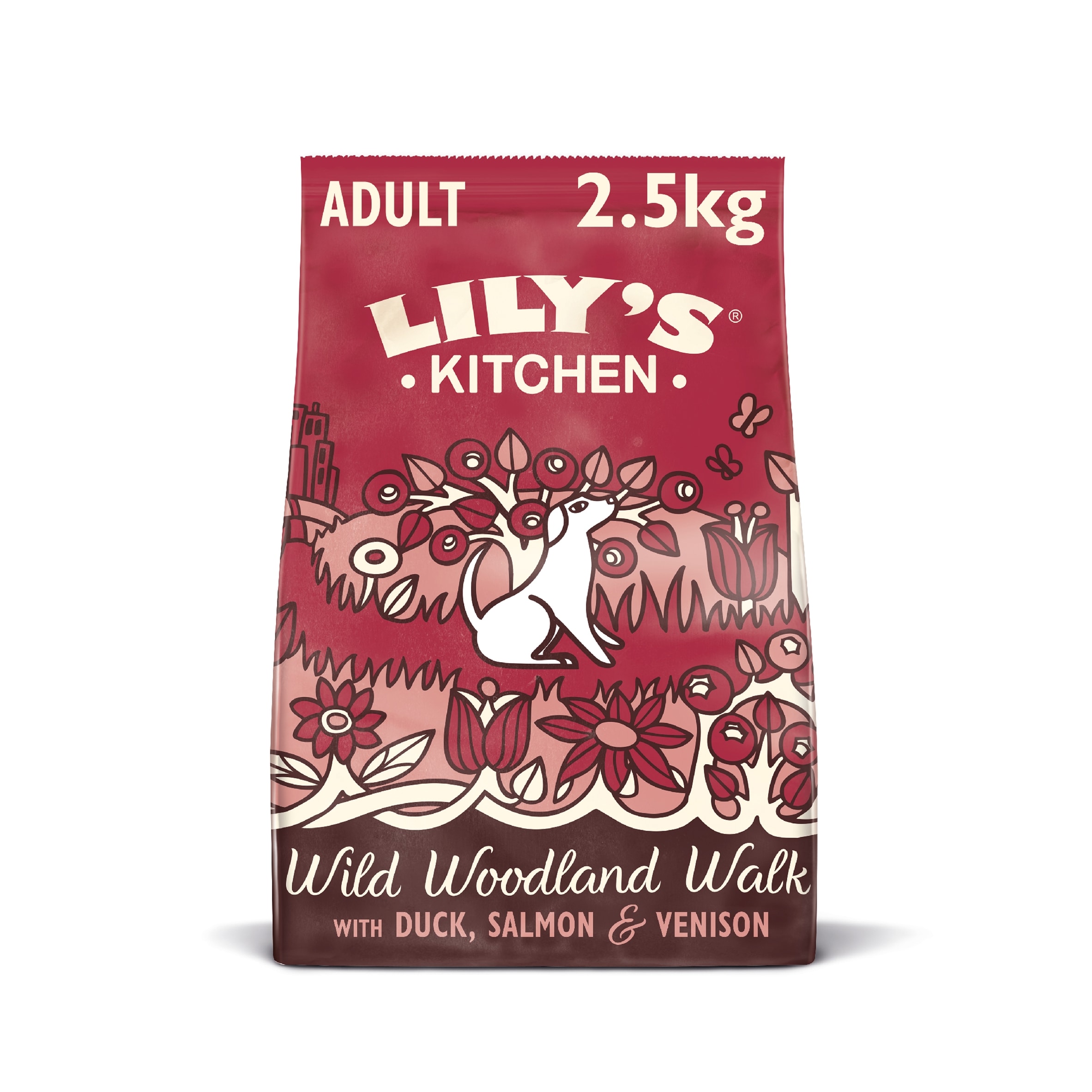 Lily's Kitchen Dog Duck Salmon & Venison Wild Woodland Walk Adult Dry Food