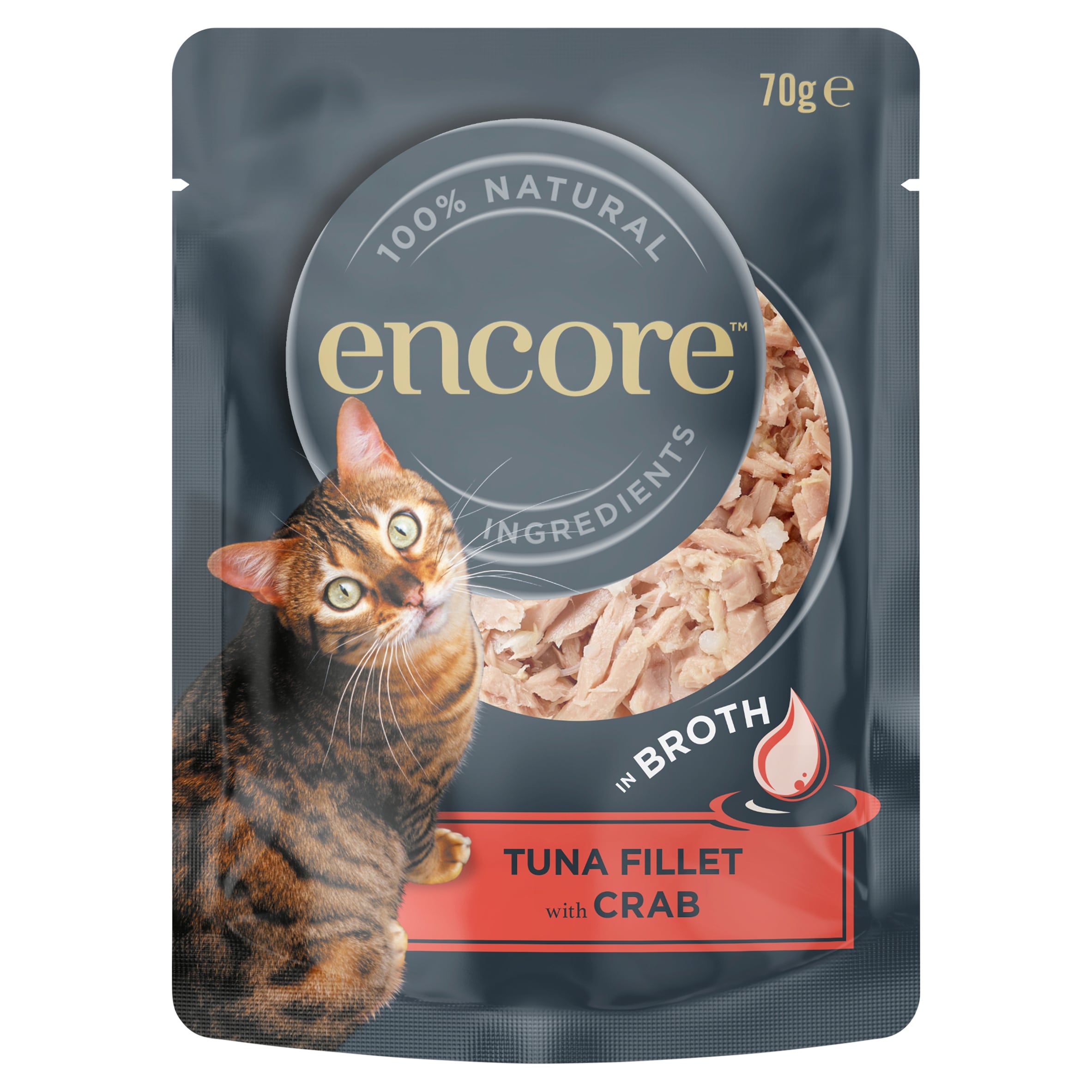 Encore Cat Tuna Fillet with Crab in Broth