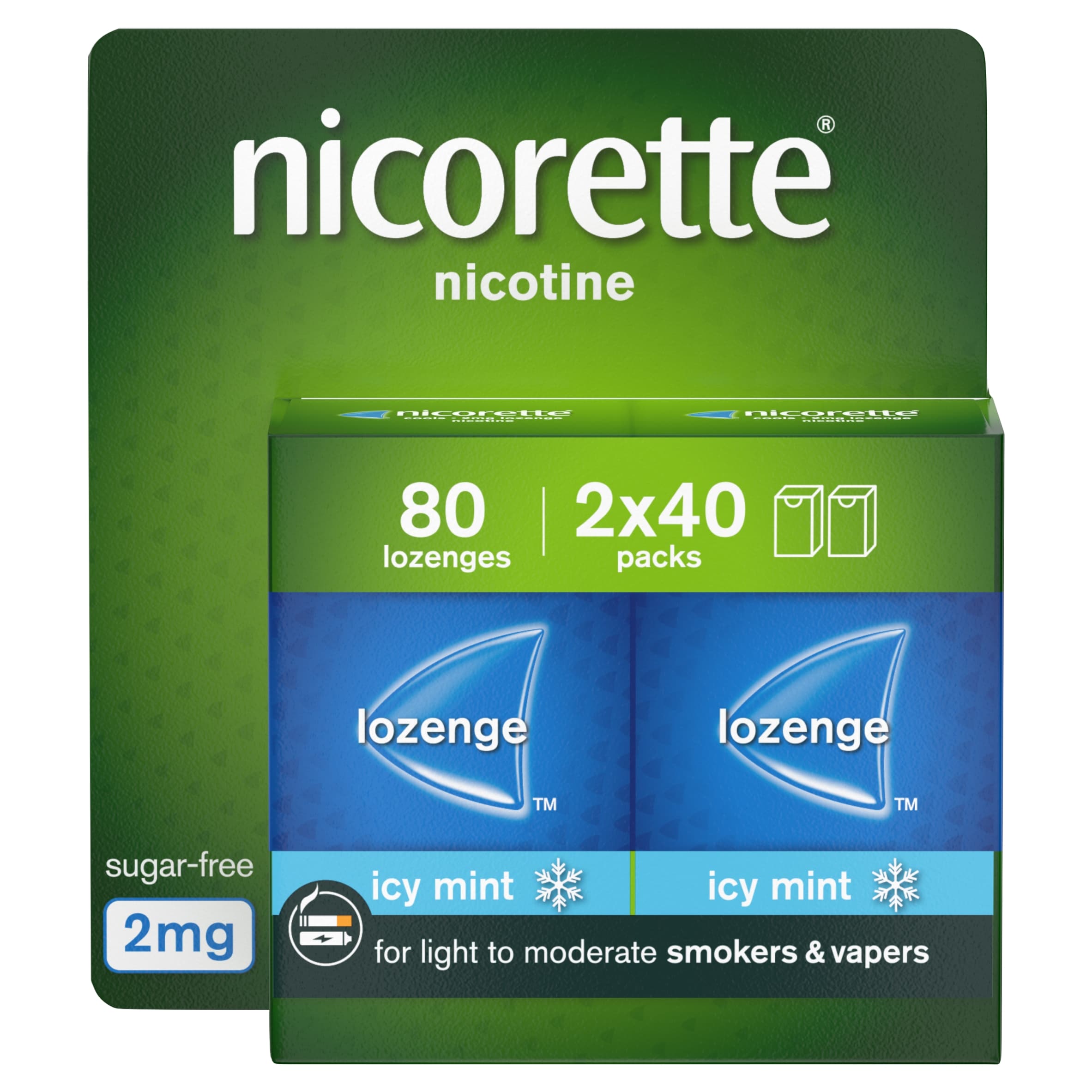 Nicorette 2mg Icy Mint Nicotine Lozenges