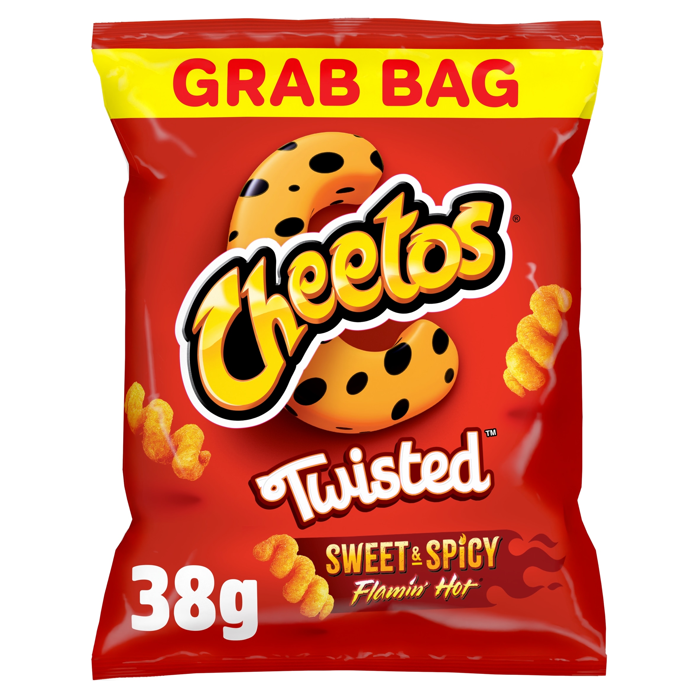 Cheetos Twisted Sweet & Spicy Flamin' Hot Crisps 38g