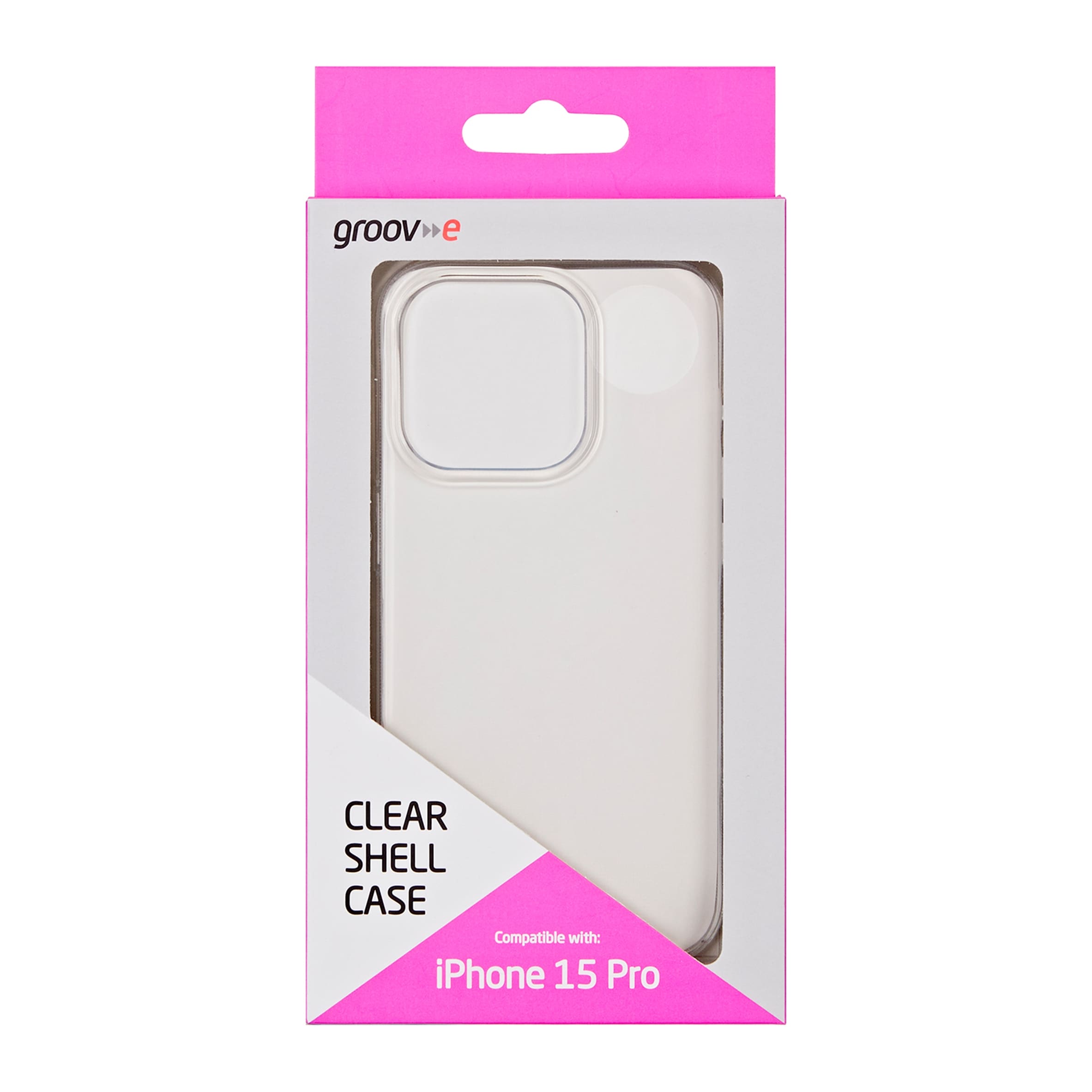 Groov-e iPhone 15 Plus Case & Tempered Glass Screen Protector Bundle