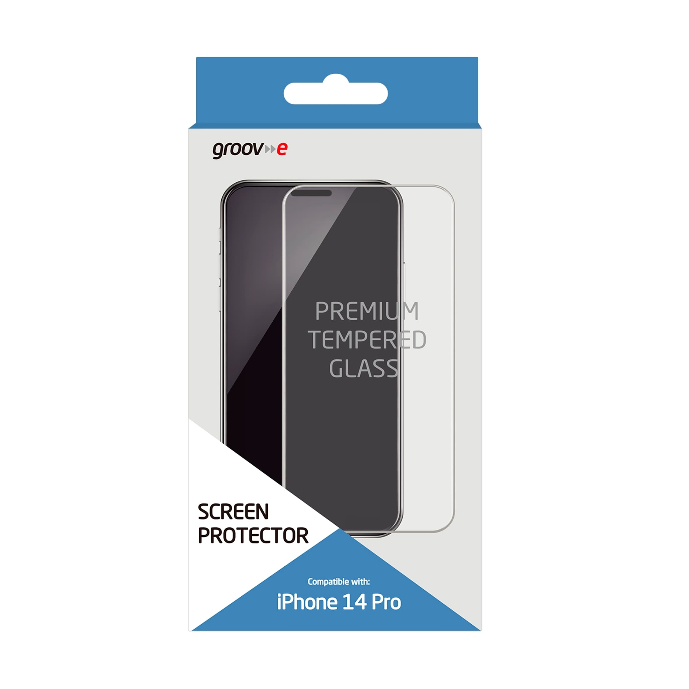 Groov-e iPhone 14 Pro Tempered Glass Screen Protector