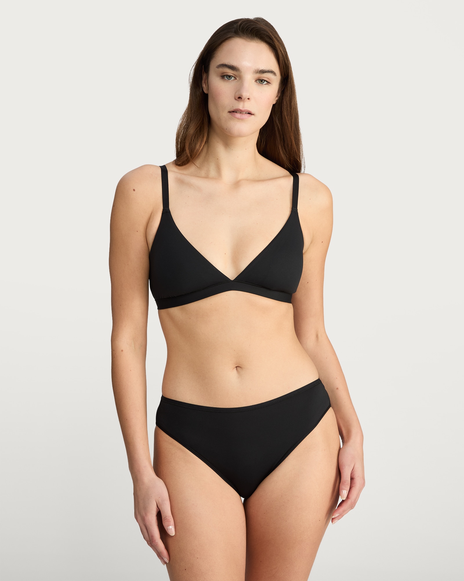 F&F 5-Pack Microfibre No VPL High Leg Knickers in Black thumbnail 3