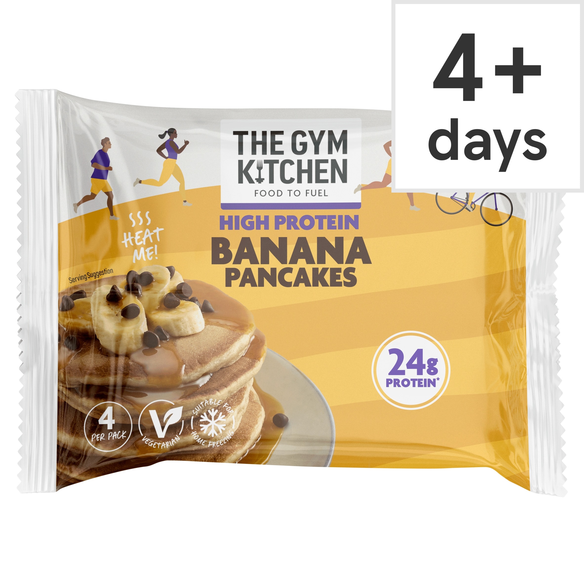 The Gym Kitchen High Protein Banana Pancakes 4 pack