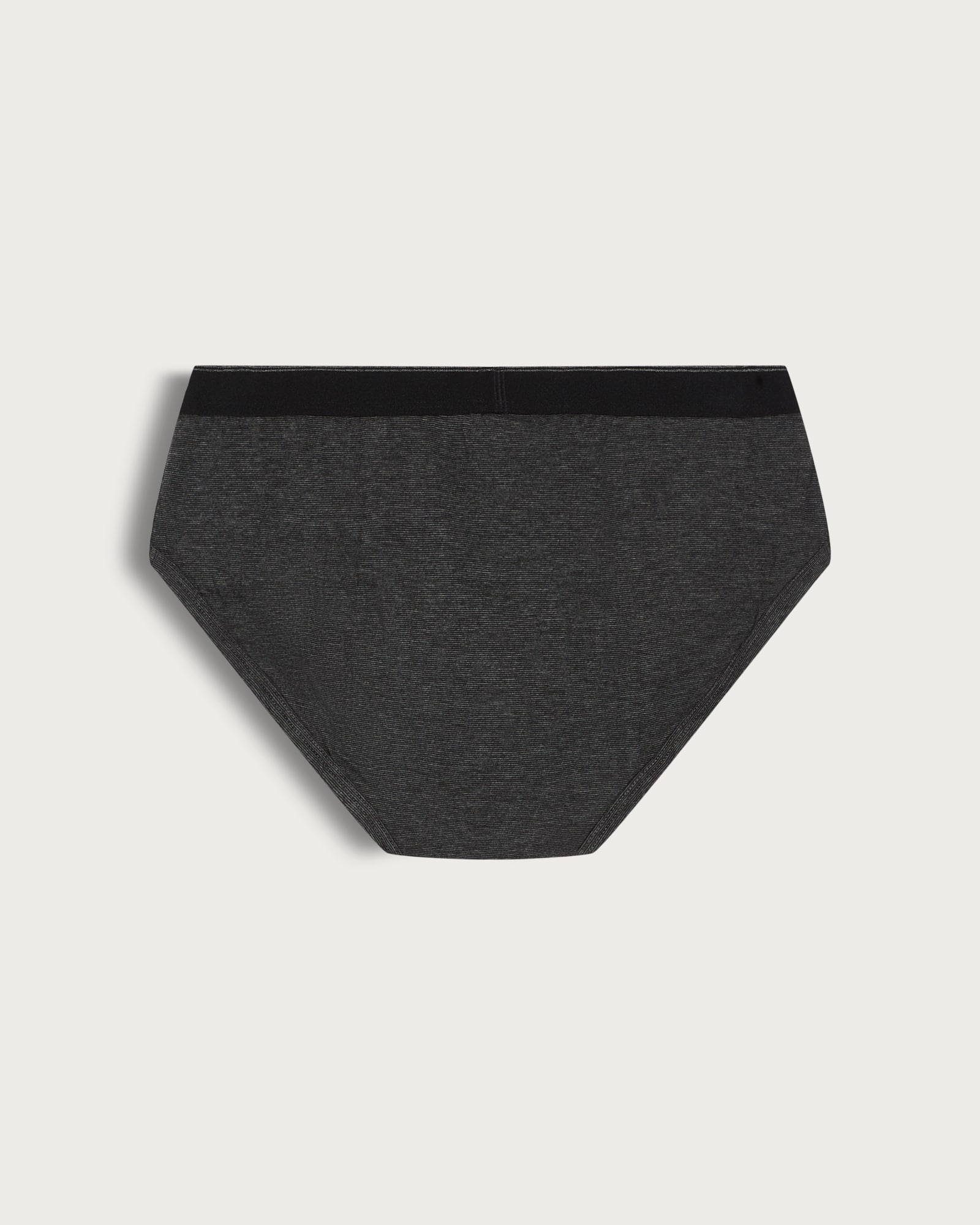 F&F 4-Pack Pure Cotton Striped Waistband Briefs in Black thumbnail 2