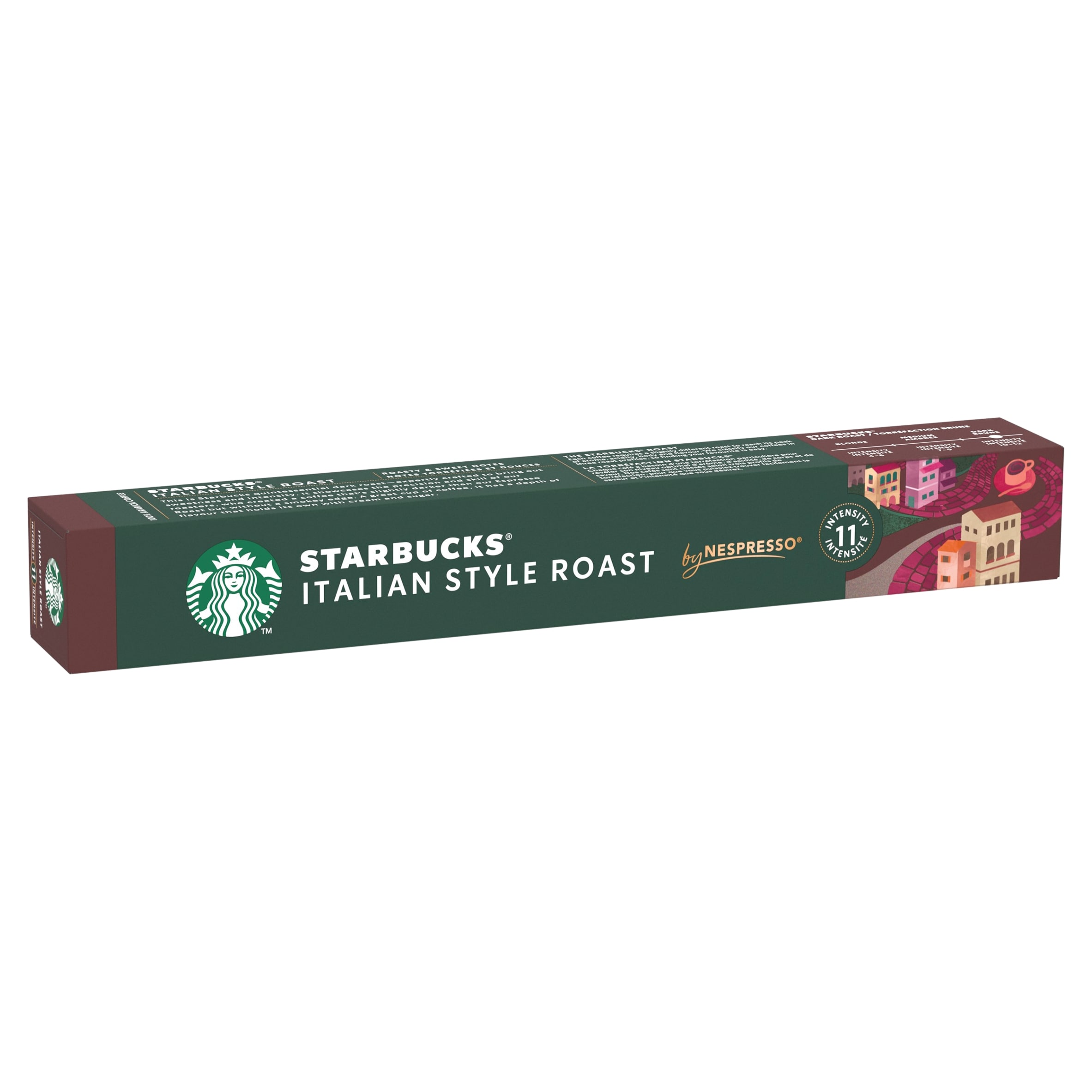 Starbucks by Nespresso Italian Style Roast 10 Coffee Pods 56g thumbnail 2