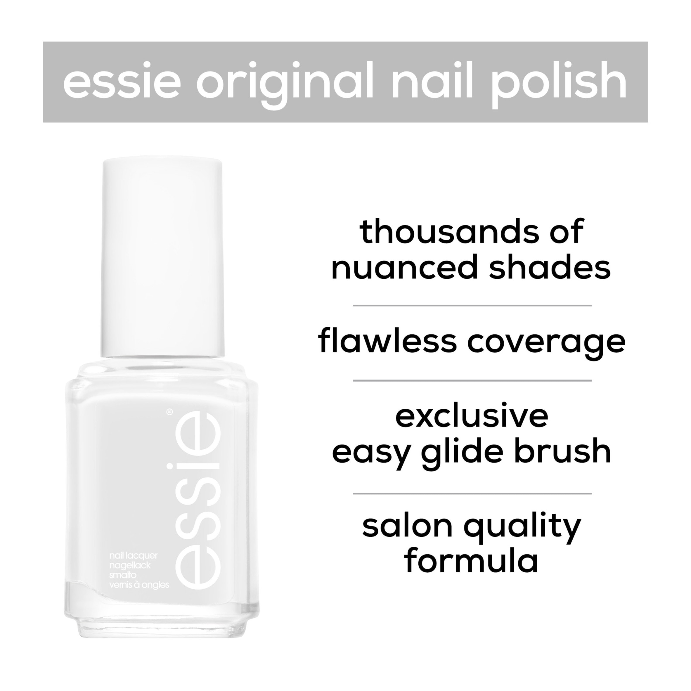 Essie Original Nail Polish - Blanc 13.5ml thumbnail 5