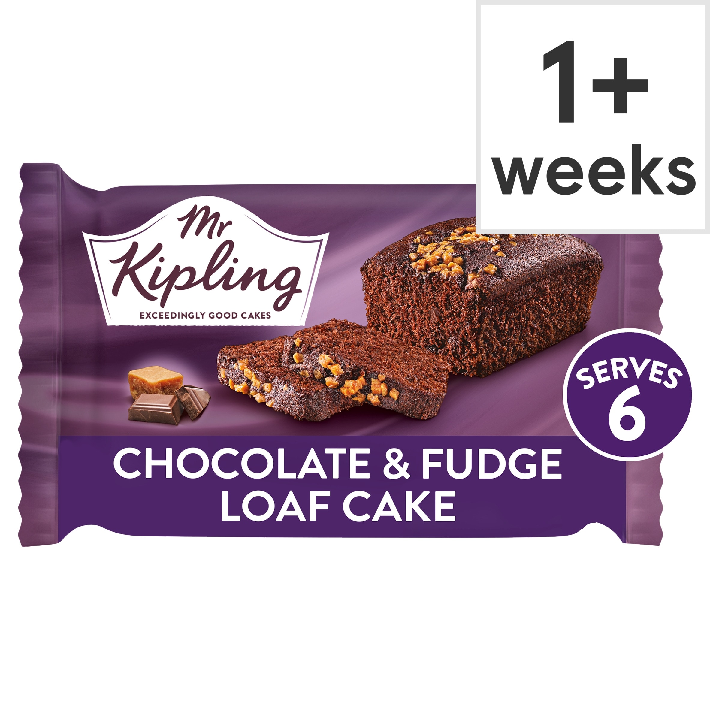 Mr Kipling Indulgent Loaf Cake Chocolate & Fudge
