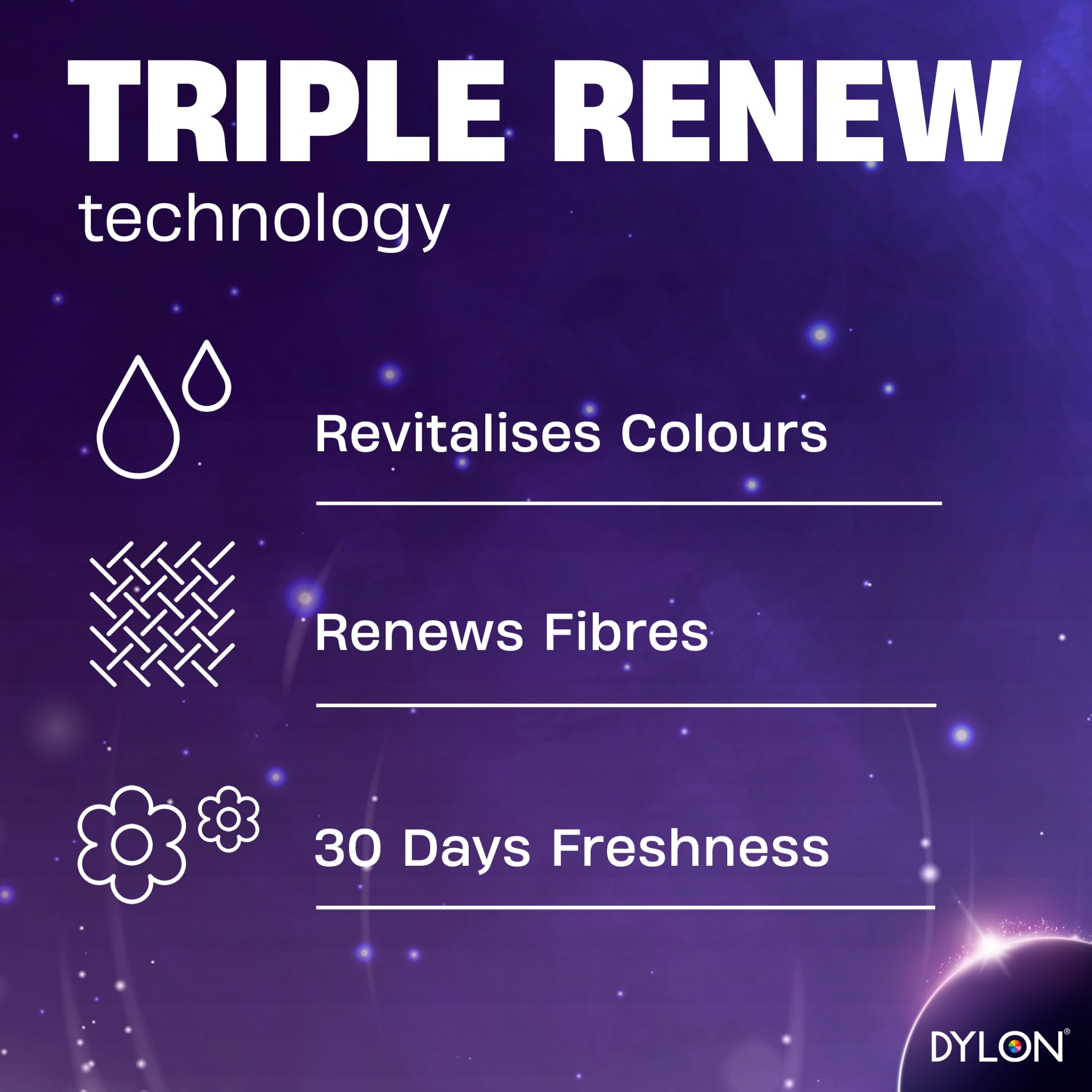 Dylon Renew Colour Detergent - Dark Clothes 1.5L thumbnail 3