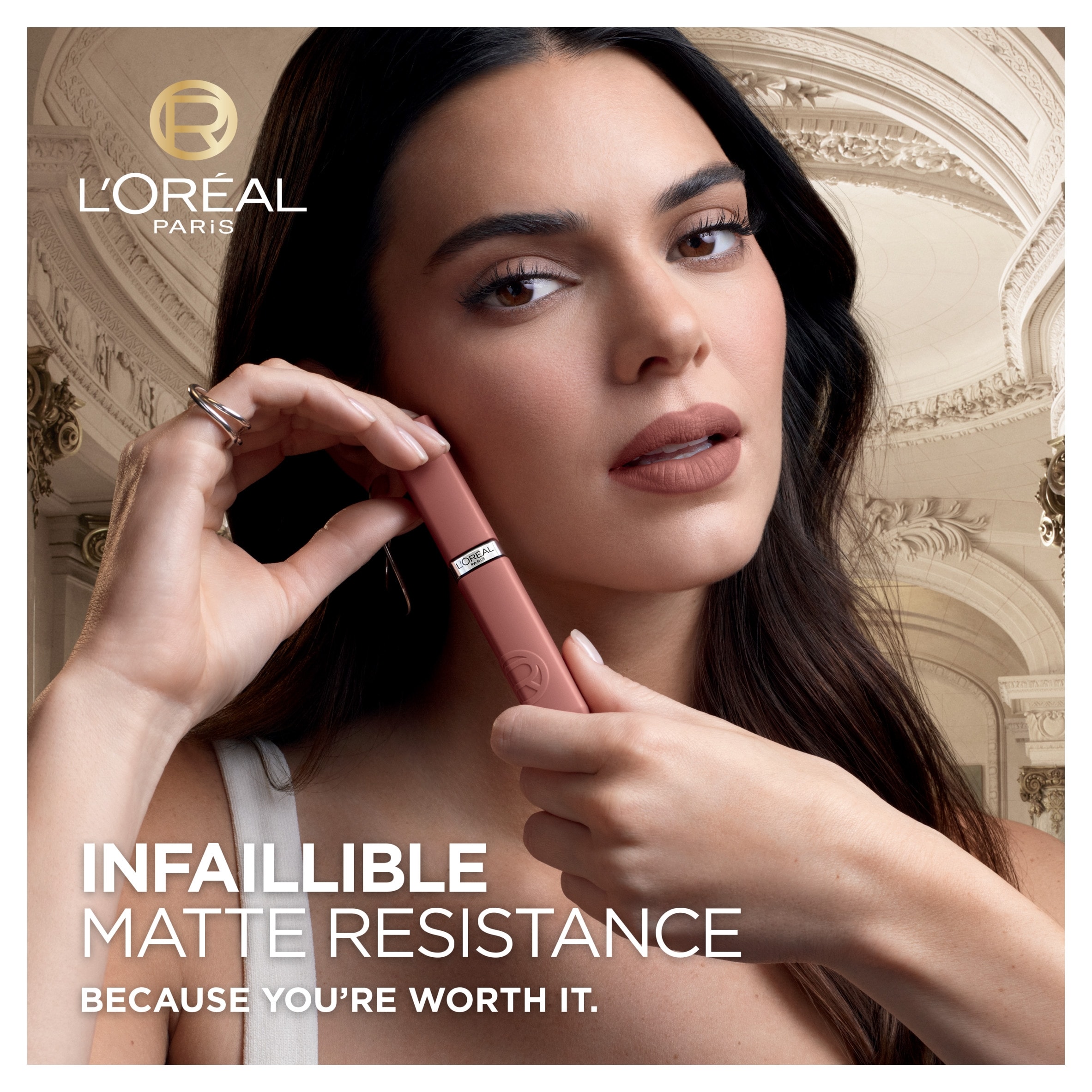 L'Oreal Paris Liquid Lipstick Matte Resistance - Shade 630 Rose Heat 5ml thumbnail 2