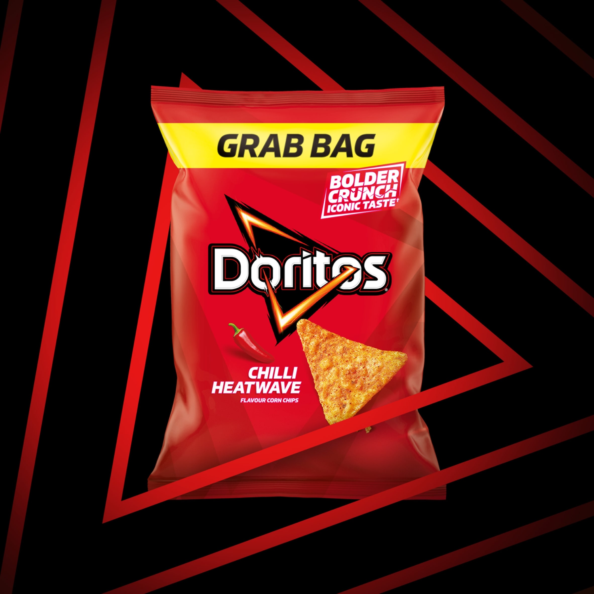 Doritos Chilli Heatwave Grab Bag Crisps 48g thumbnail 2