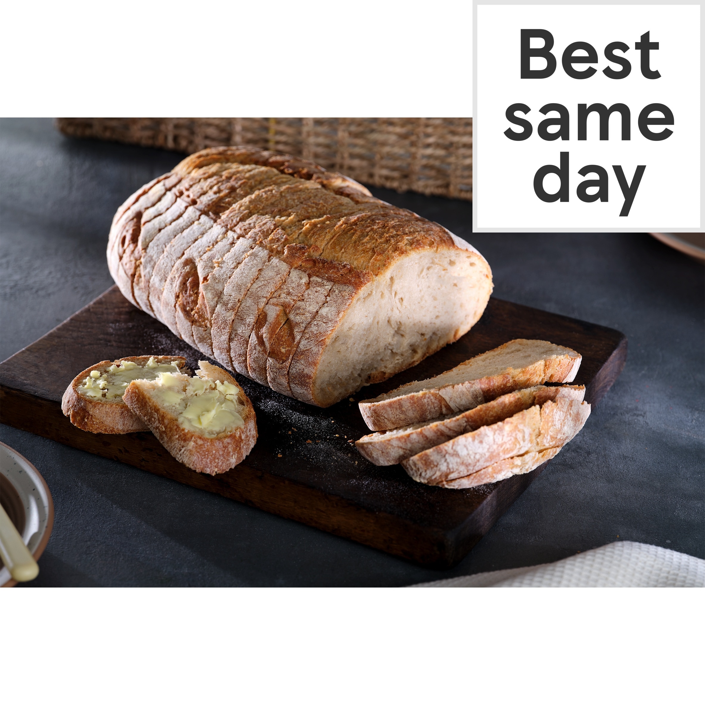 Tesco Finest White Sourdough Sliced Loaf 800G
