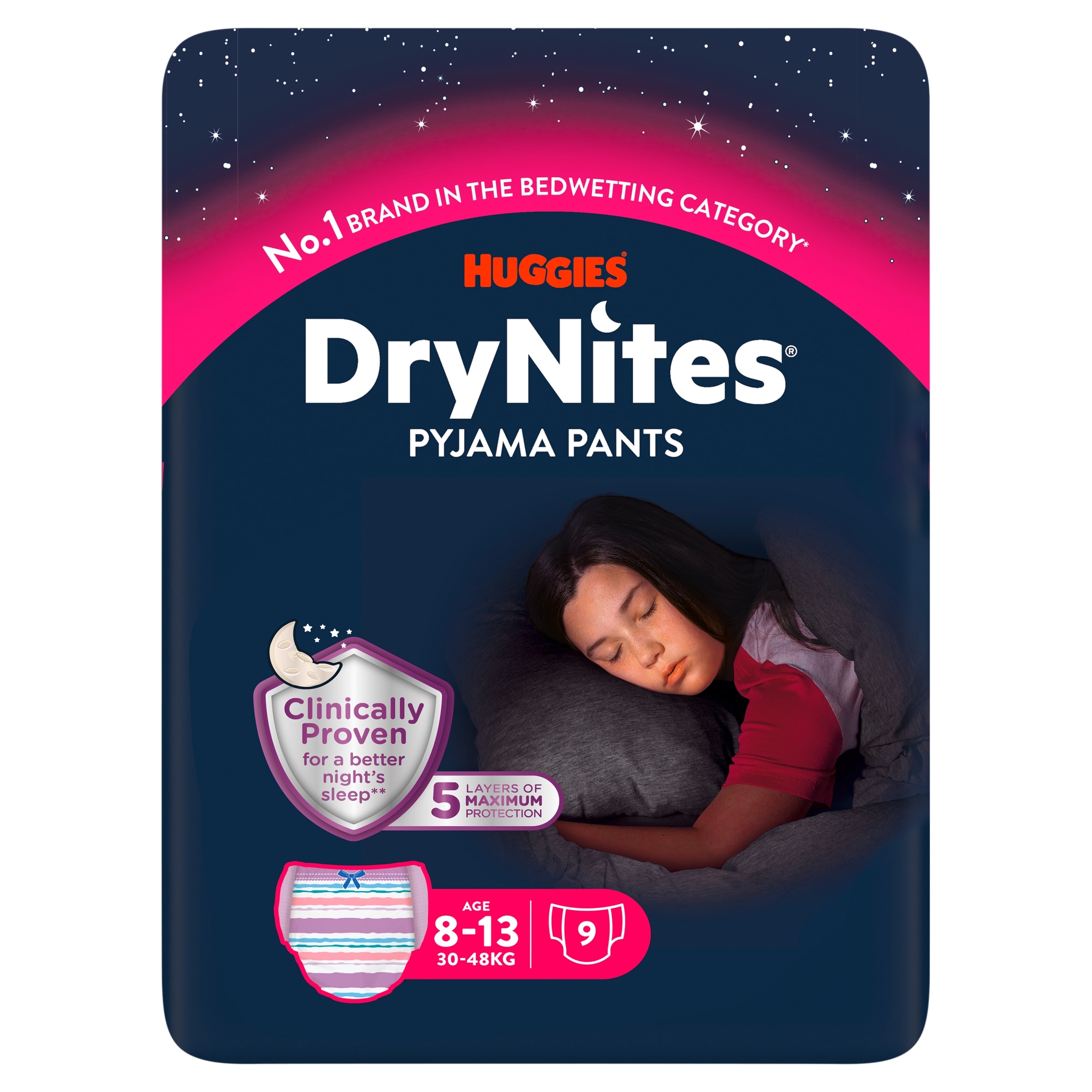 DryNites 8-13 yrs Girls Pyjama Pants