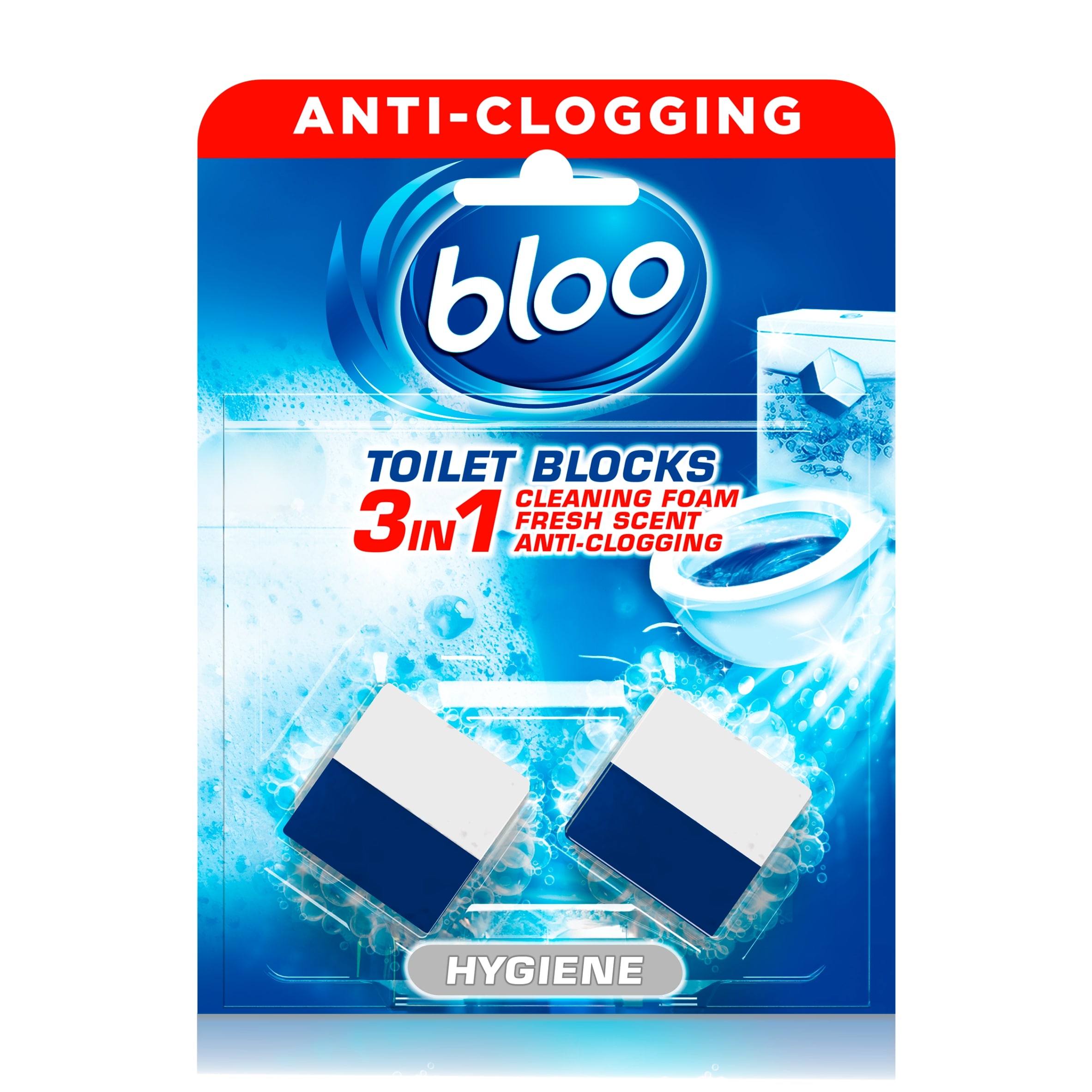 Bloo 2in1 Cleaning Foam Fresh Scent Toilet Blocks 2 x 50g thumbnail 2