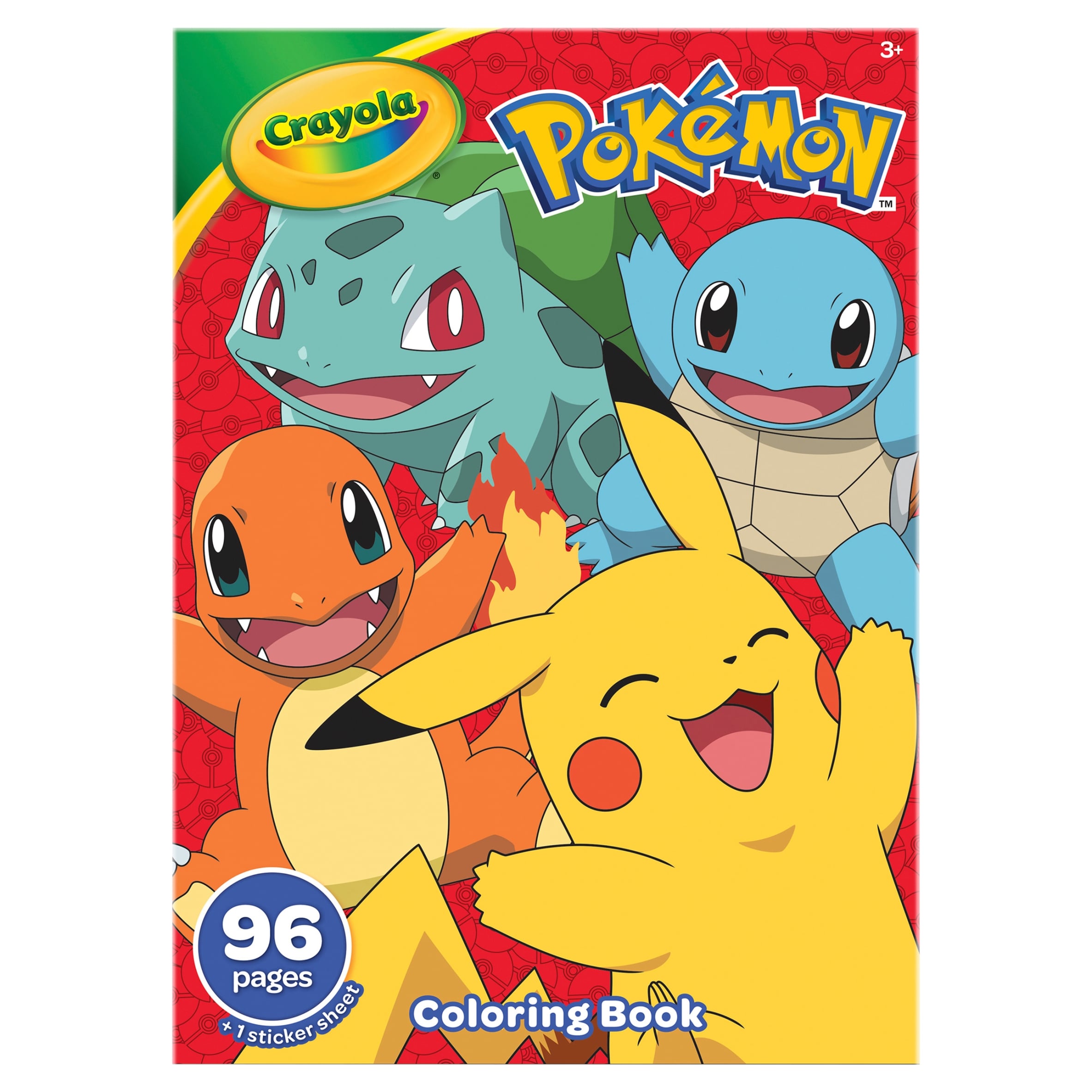 Crayola 96 Page Pokemon Colouring Book