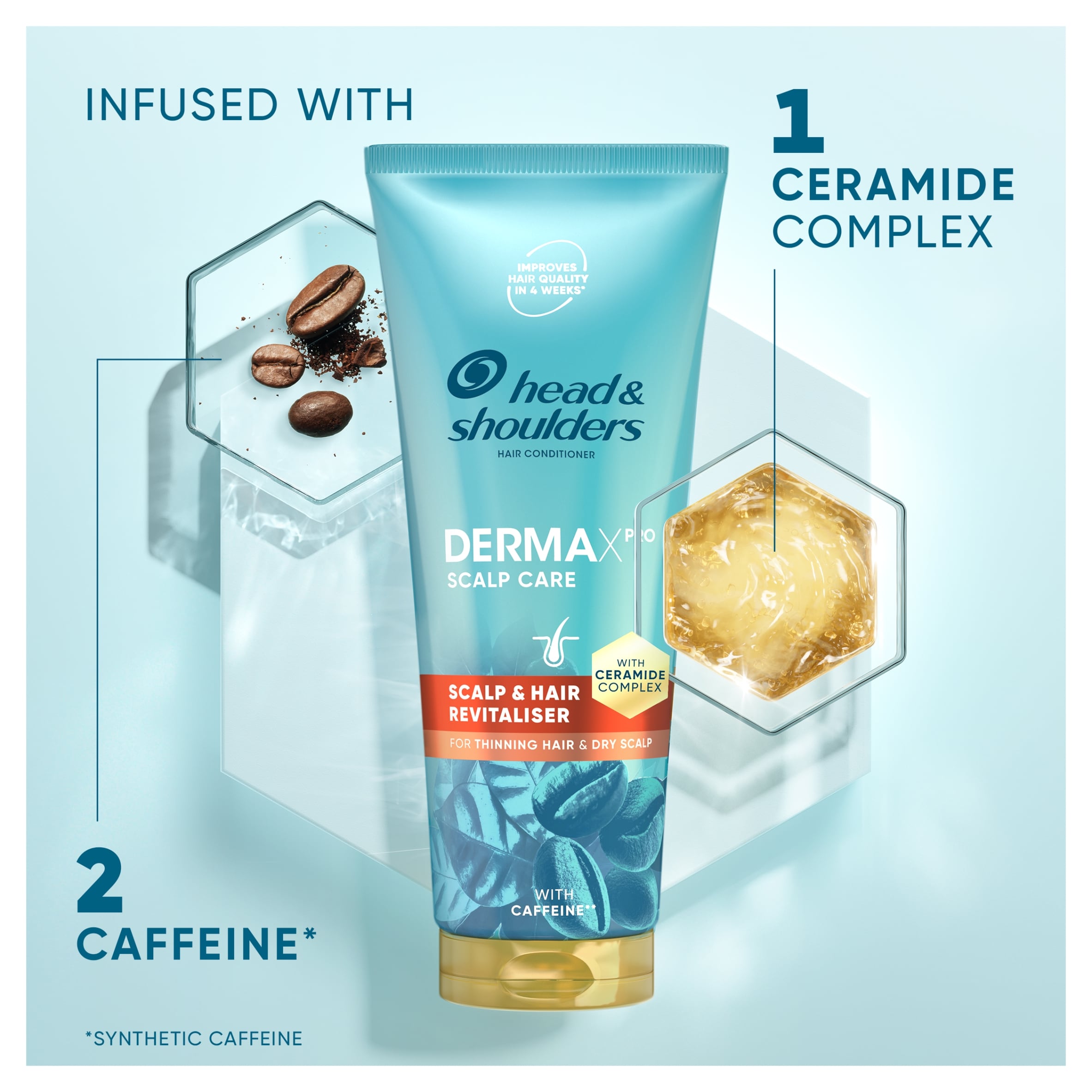 Head & Shoulders DermaXpro Scalp & Hair Revitaliser Conditioner 220ml thumbnail 3