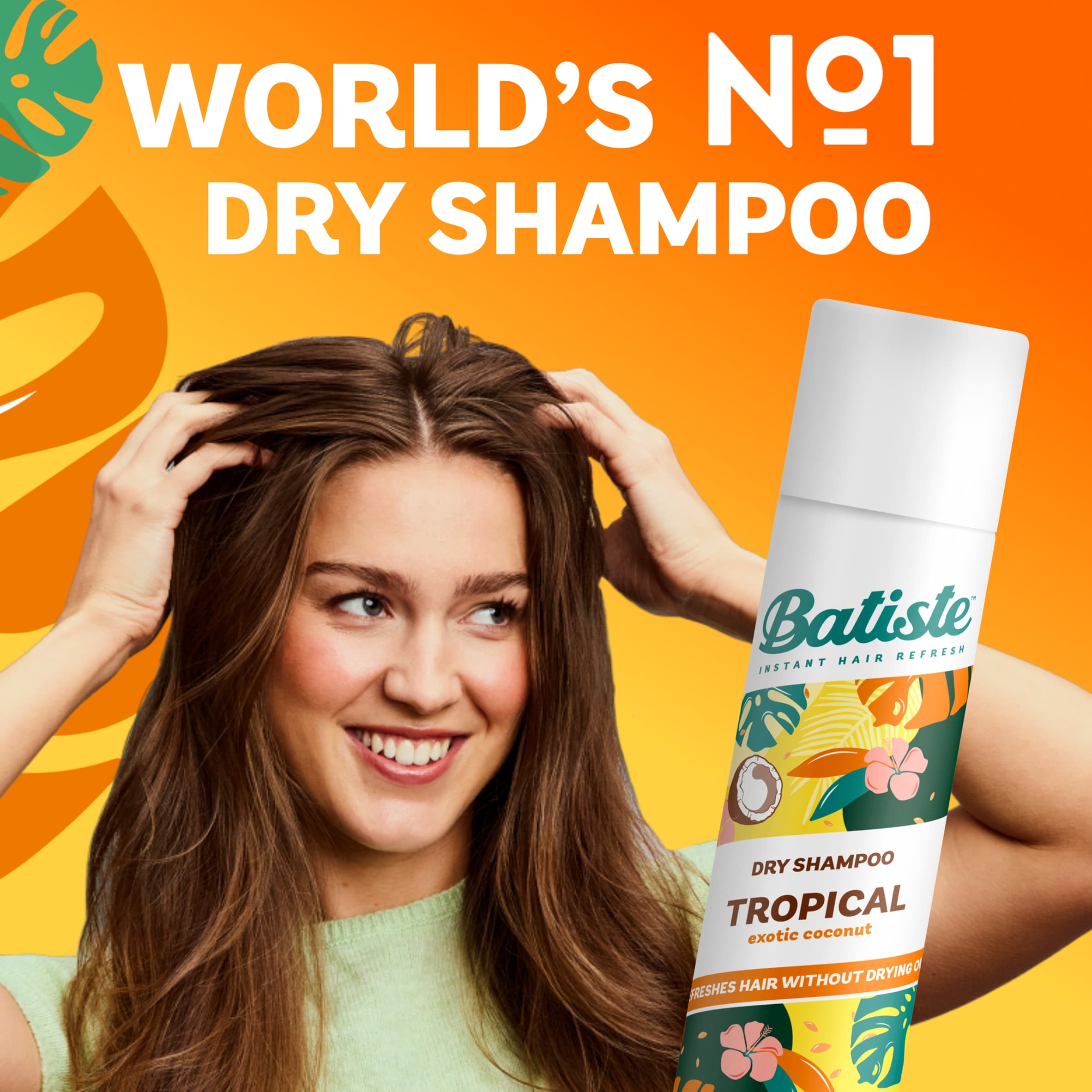 Batiste Tropical Dry Shampoo 350ml thumbnail 3