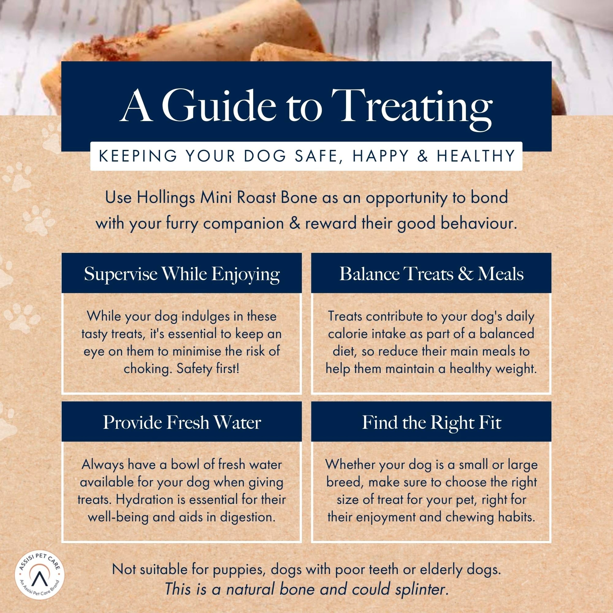 Hollings Choice Cuts Mini Roast Bone Dog Treats 2 Pack thumbnail 5