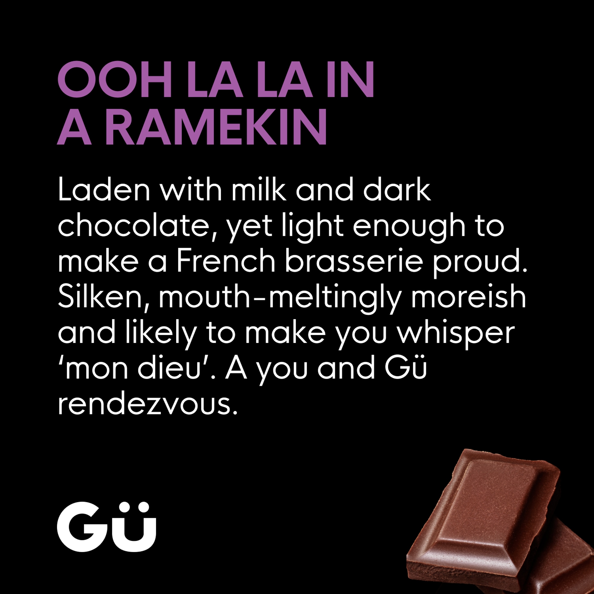 Gü Milk Chocolate Mousse Dessert 2 x 52g thumbnail 4
