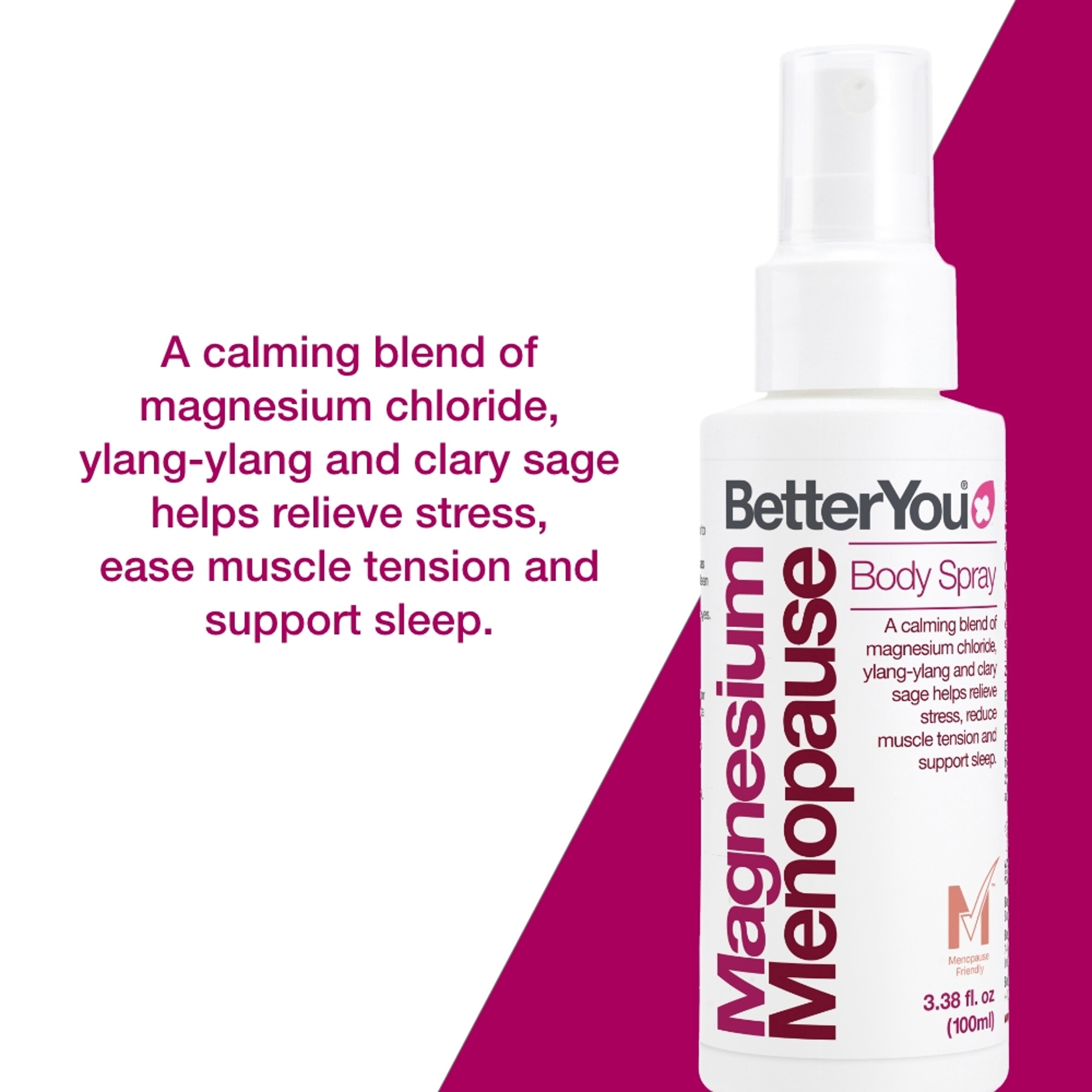BetterYou Magnesium Menopause Body Spray 100ml thumbnail 2