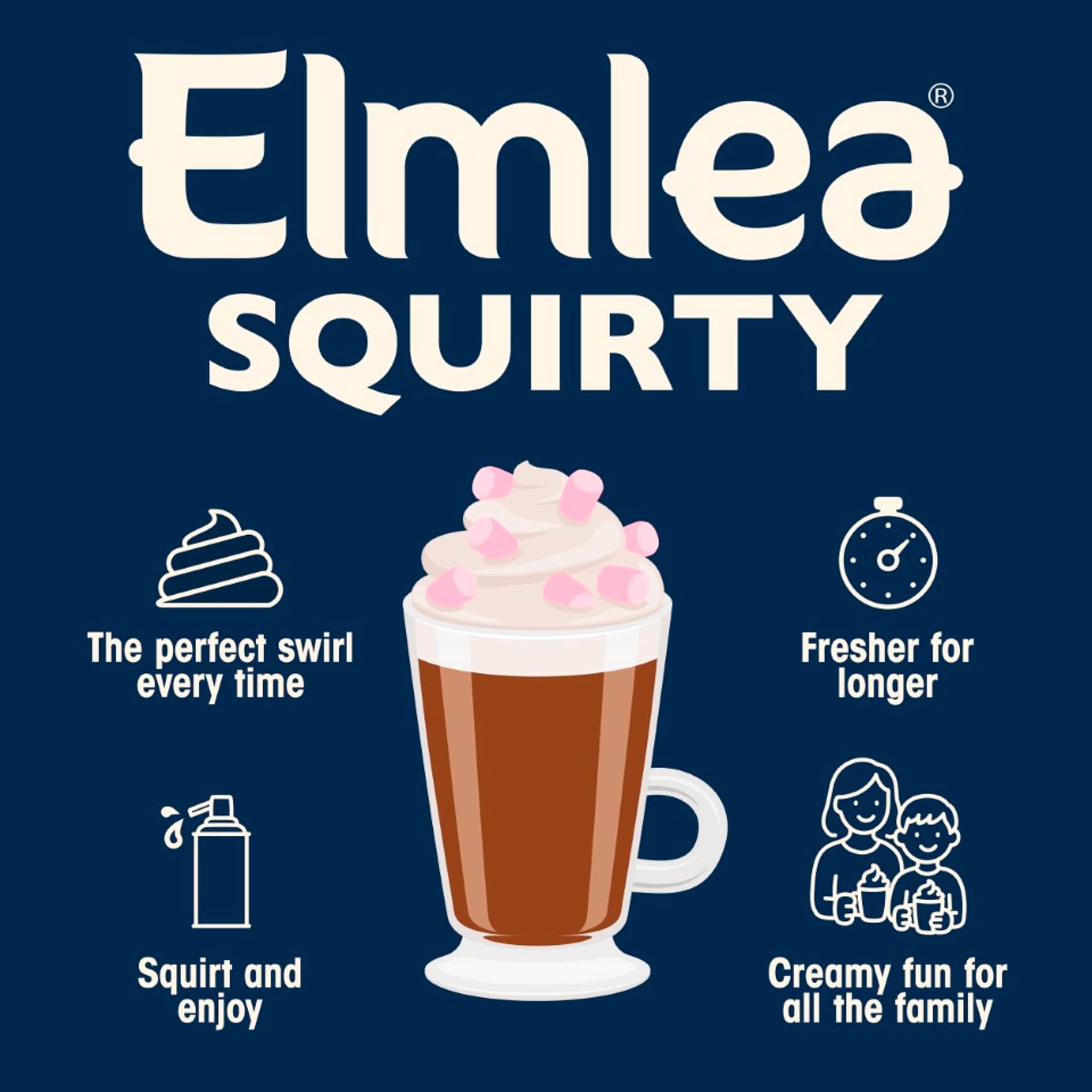 Elmlea Whipped Spray Cream 250g thumbnail 2
