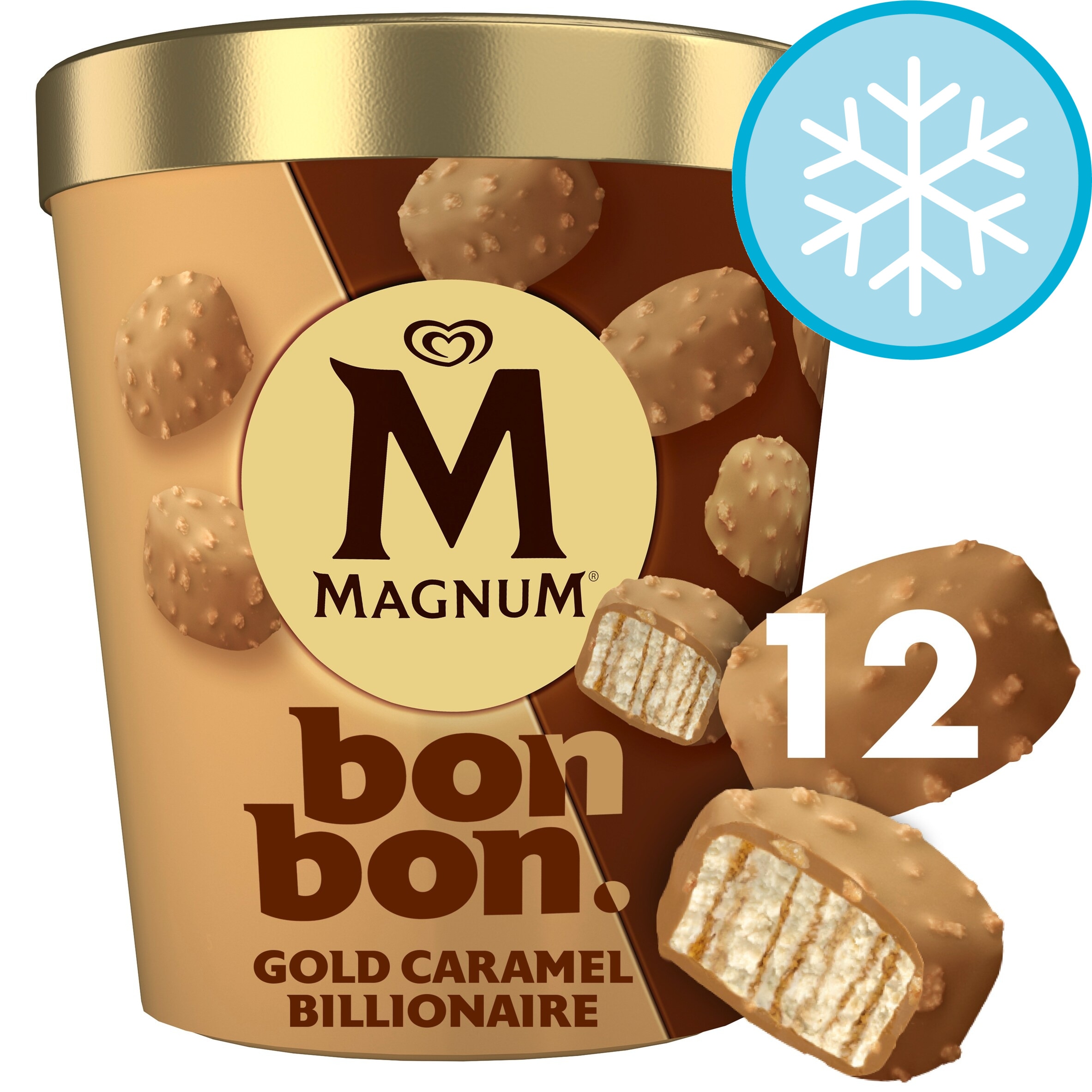 Magnum Bon Bon Gold Caramel Billionaire Ice Cream