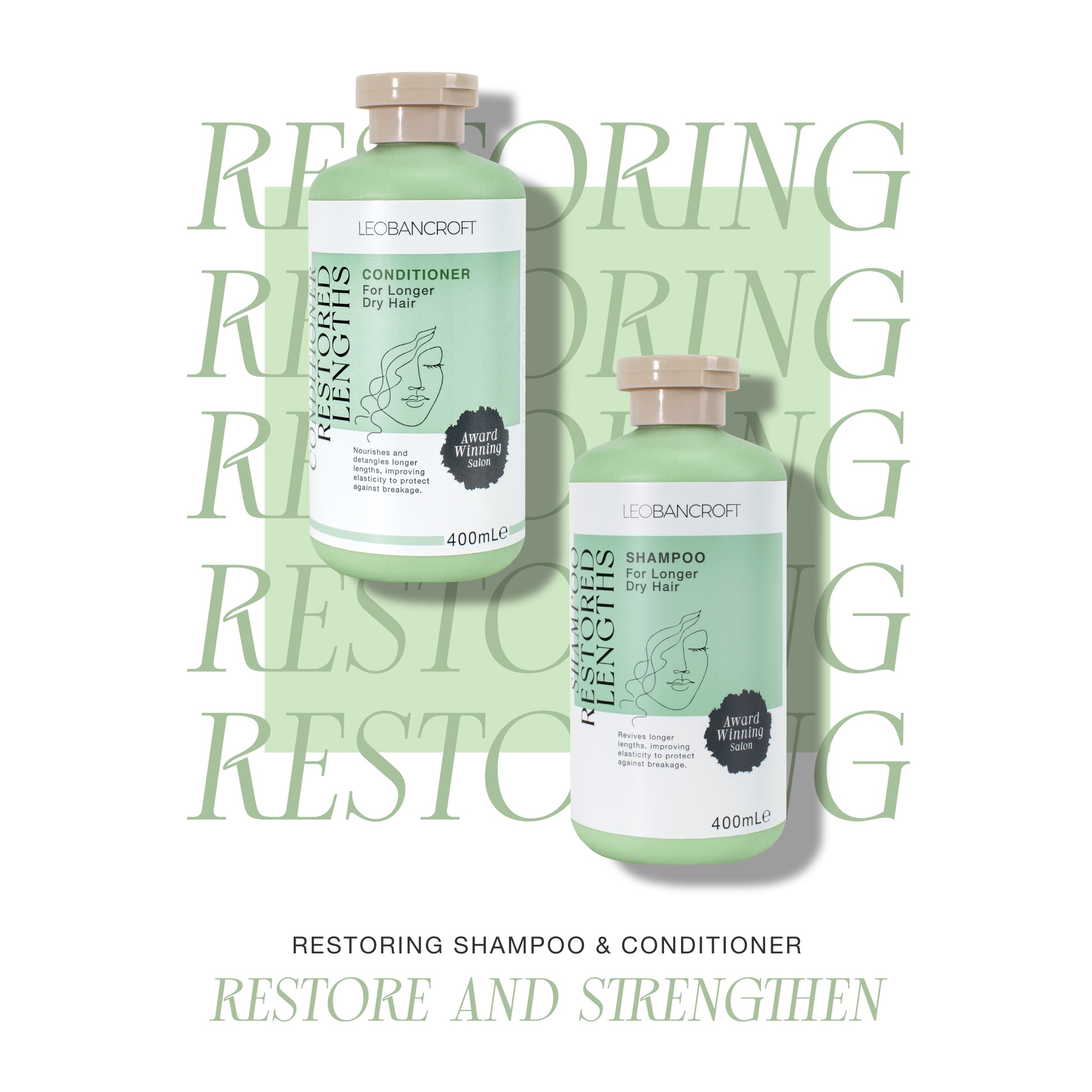 LEO BANCROFT CONDITIONER RESTORED LENGTHS 400ml thumbnail 2