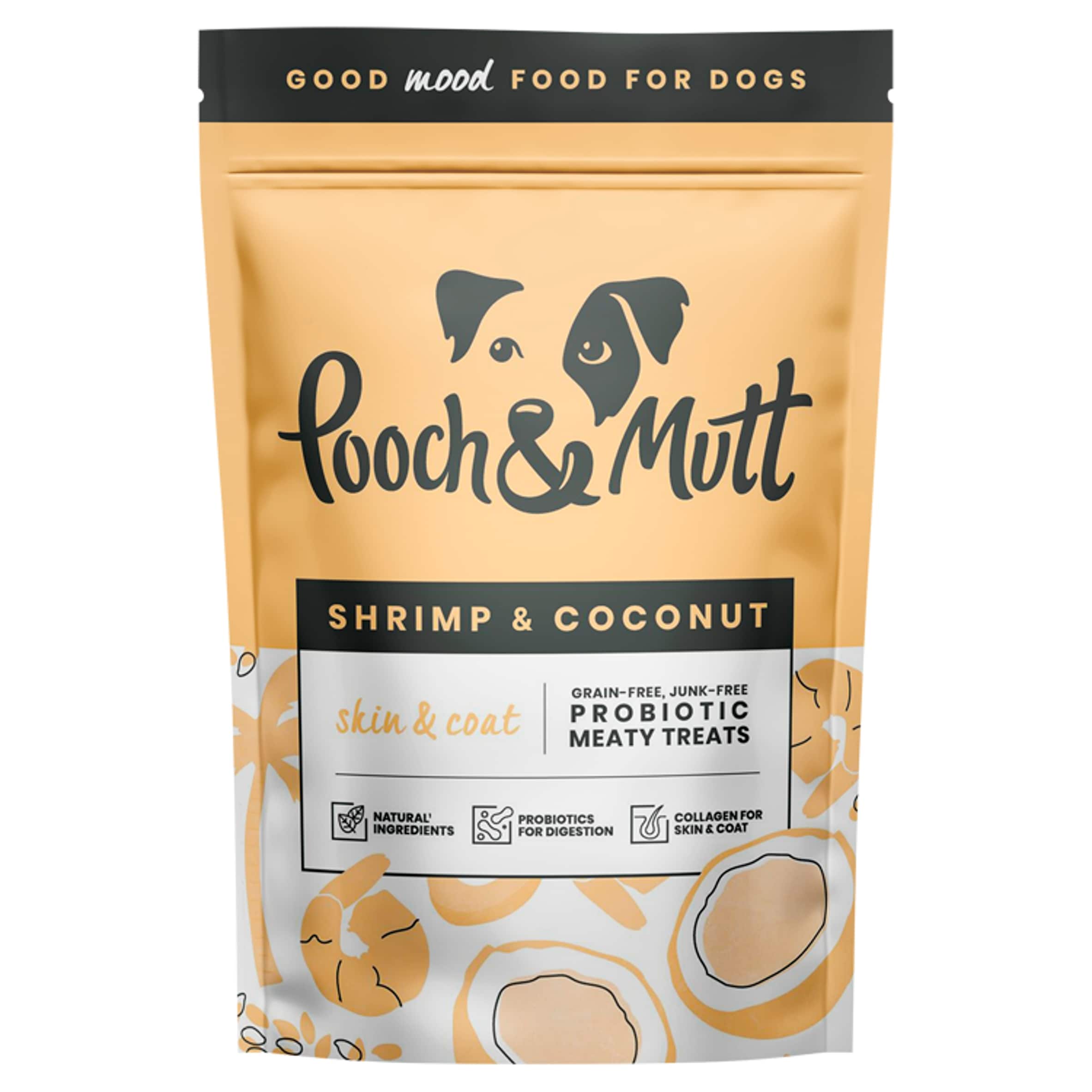 Pooch & Mutt Shrimp and Coconut Coat Care Meaty Dog Treats