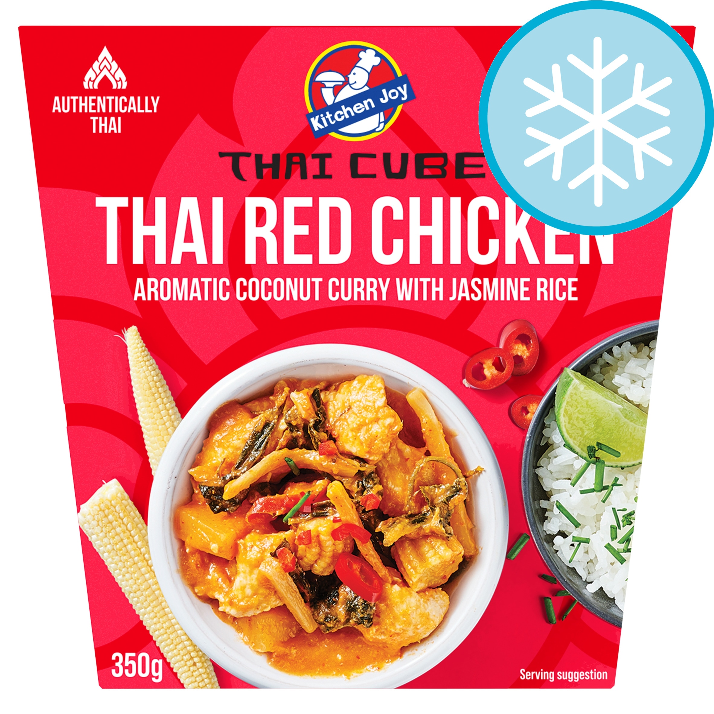 Kitchen Joy Thai Red Chicken Aromatic Coconut Curry with Jasmine Rice