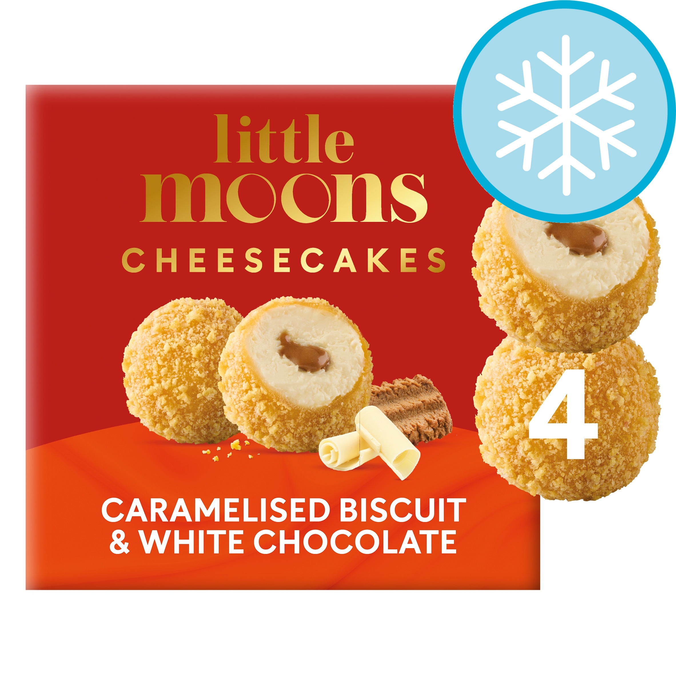 Little Moons Caramelised Biscuit & White Chocolate Mochi Cheesecakes