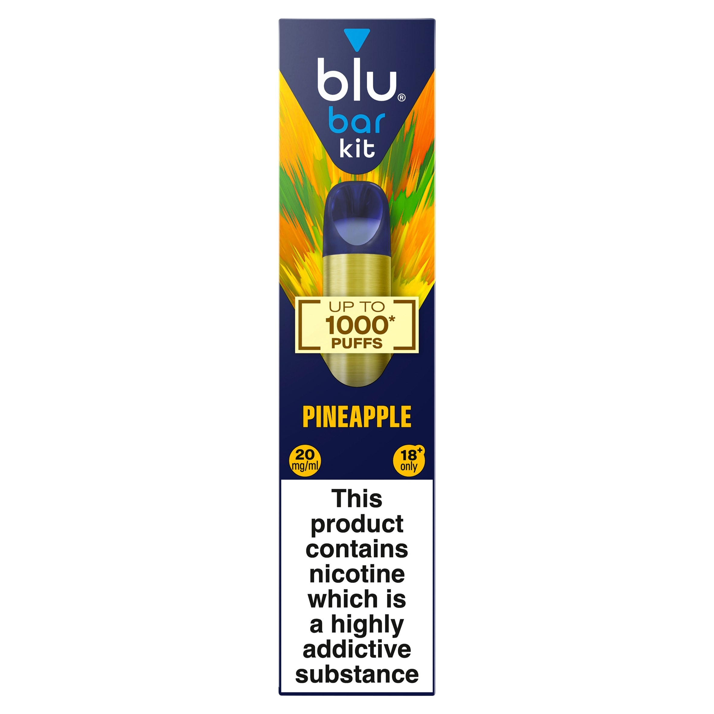 Blu bar kit Pineapple Rechargeable Vape